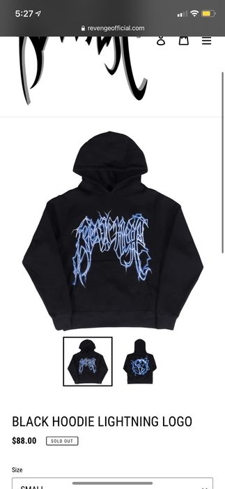 Revenge best sale lightning hoodie