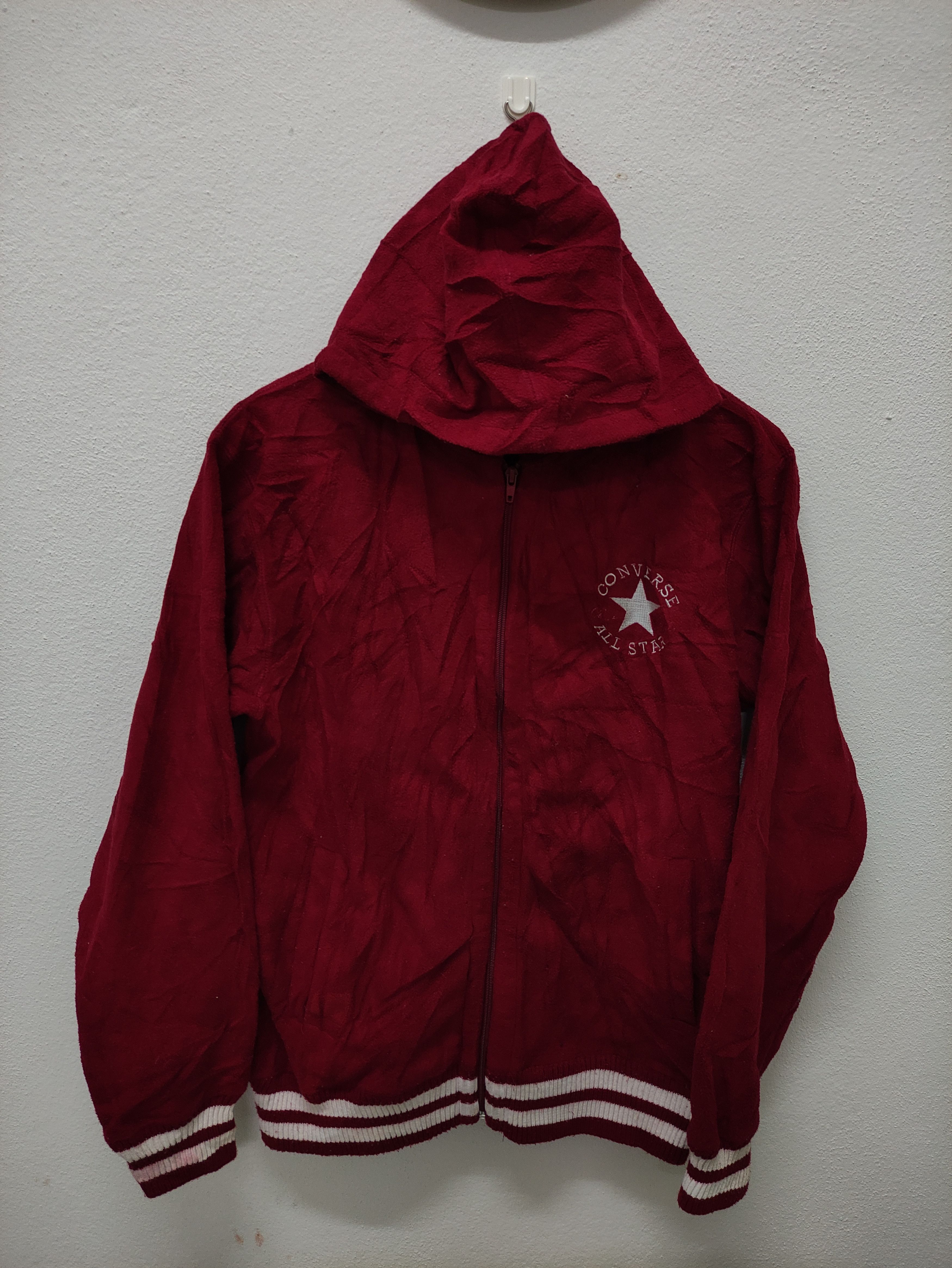 Converse Zip Up Fleece Hoodie Jacket