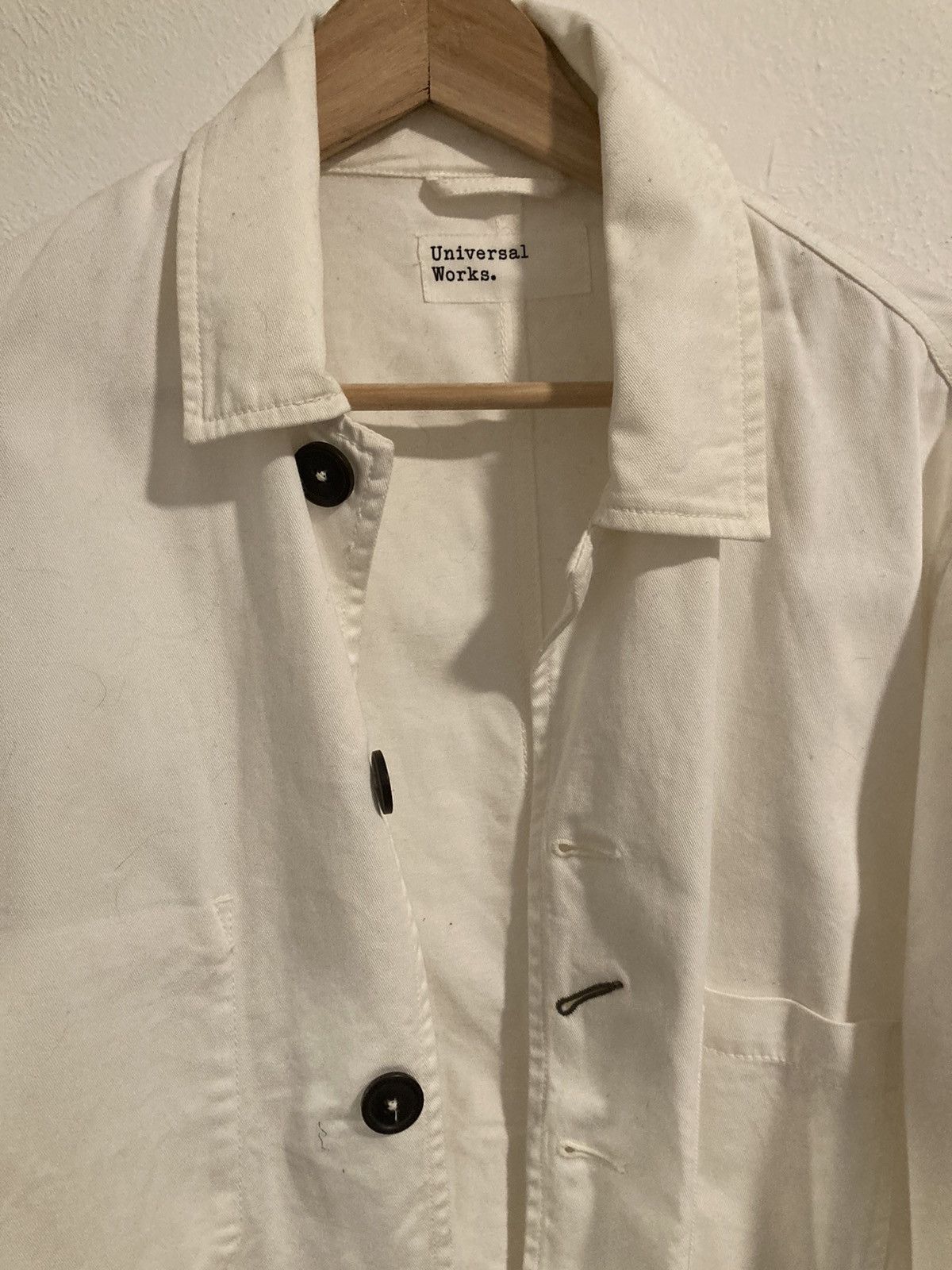Universal Works Universal Works Bakers jacket White Twill Size US L / EU 52-54 / 3 - 3 Thumbnail