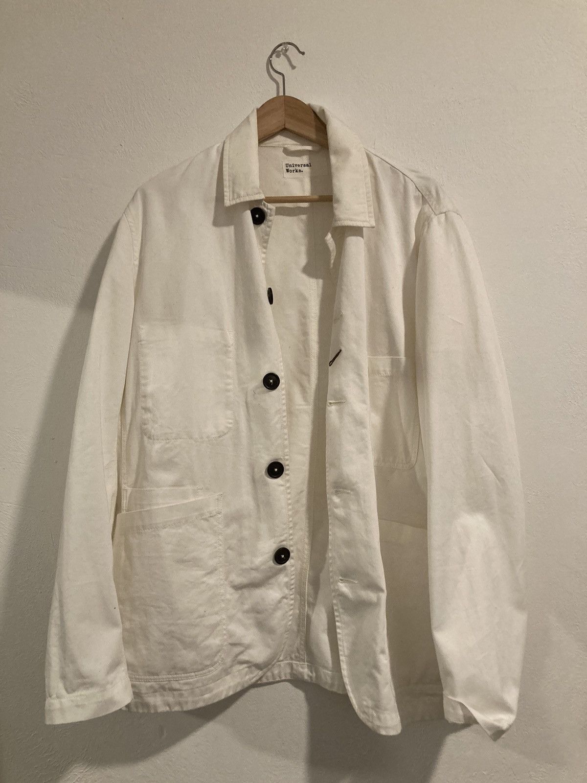 Universal Works Universal Works Bakers jacket White Twill Size US L / EU 52-54 / 3 - 1 Thumbnail