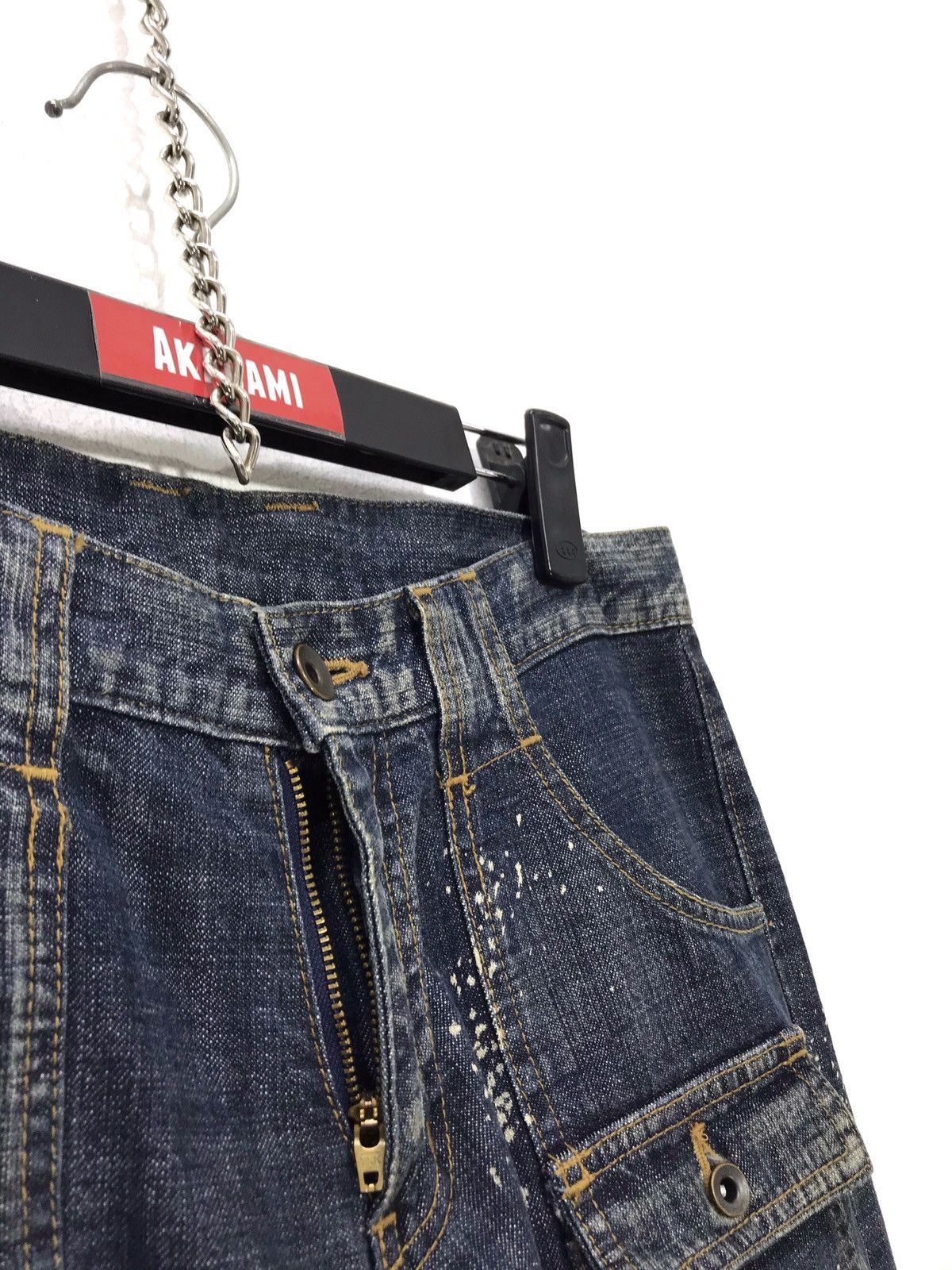 Japanese Brand Made in Japan Led Rechwe Bush Pant Painter Jeans 3🟦4 Size US 30 / EU 46 - 6 Thumbnail