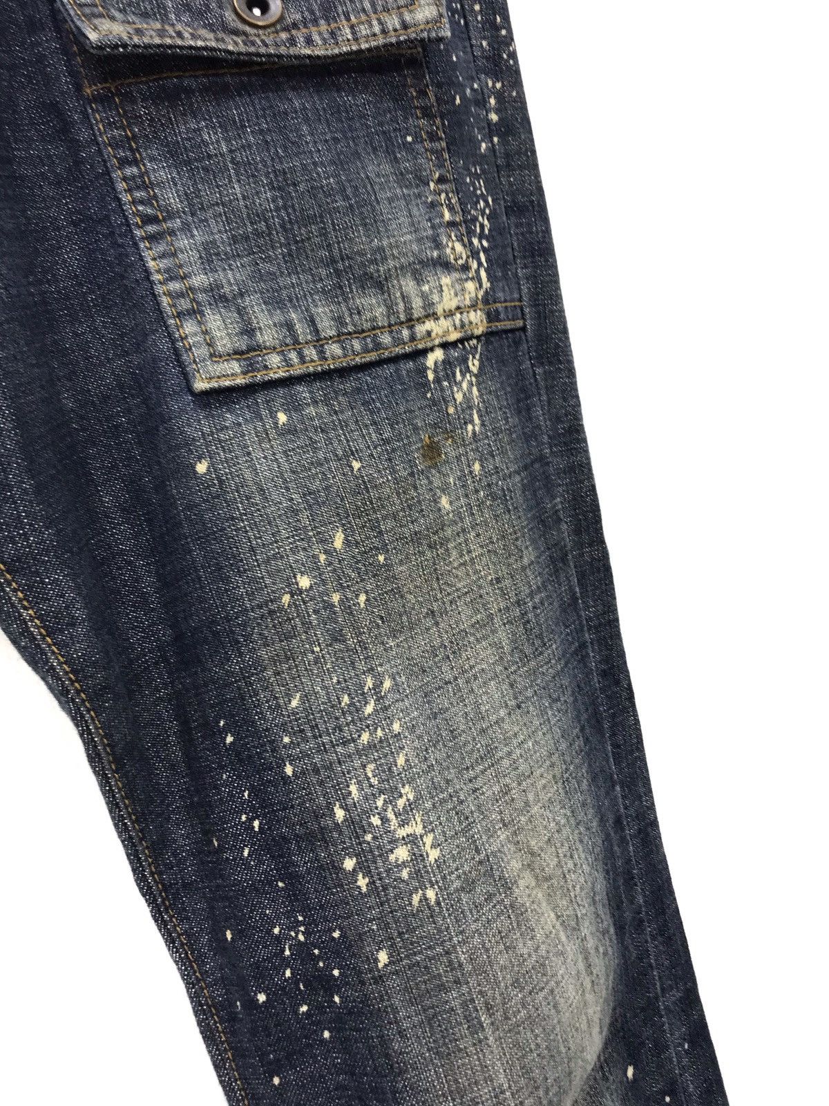 Japanese Brand Made in Japan Led Rechwe Bush Pant Painter Jeans 3🟦4 Size US 30 / EU 46 - 4 Thumbnail