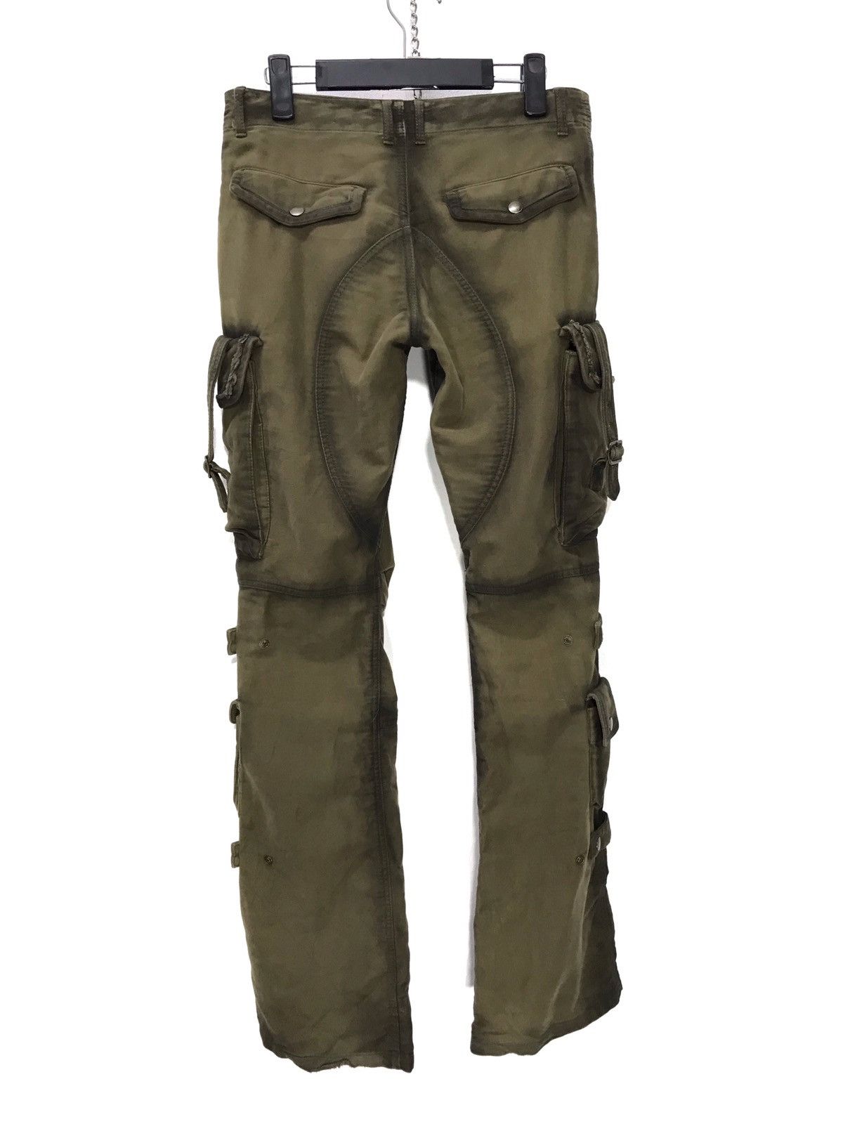 Tete Homme Cargo Tactical Pant Moleskin Bondage Slight Flare Low Rise Size US 30 / EU 46 - 9 Thumbnail