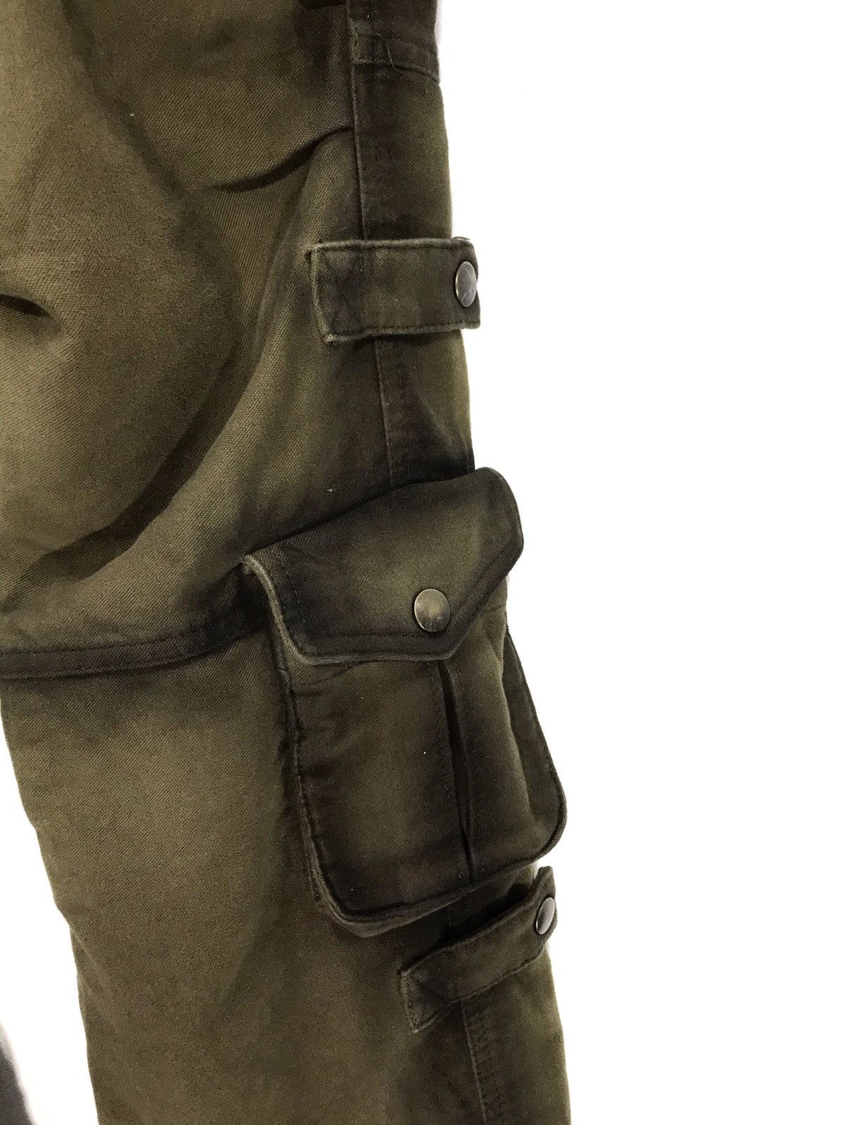 Tete Homme Cargo Tactical Pant Moleskin Bondage Slight Flare Low Rise Size US 30 / EU 46 - 4 Thumbnail