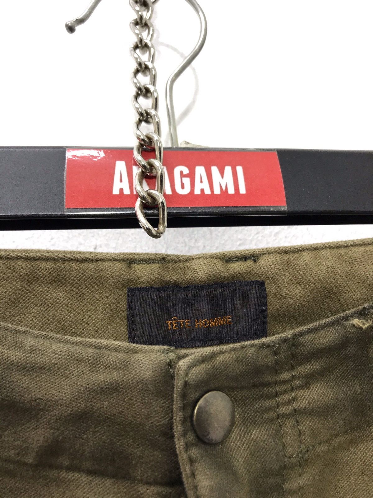 Tete Homme Cargo Tactical Pant Moleskin Bondage Slight Flare Low Rise Size US 30 / EU 46 - 8 Thumbnail