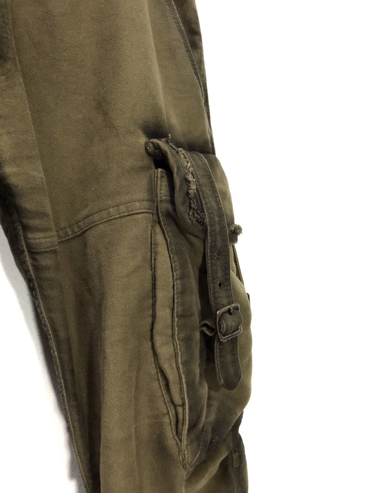Tete Homme Cargo Tactical Pant Moleskin Bondage Slight Flare Low Rise Size US 30 / EU 46 - 6 Thumbnail