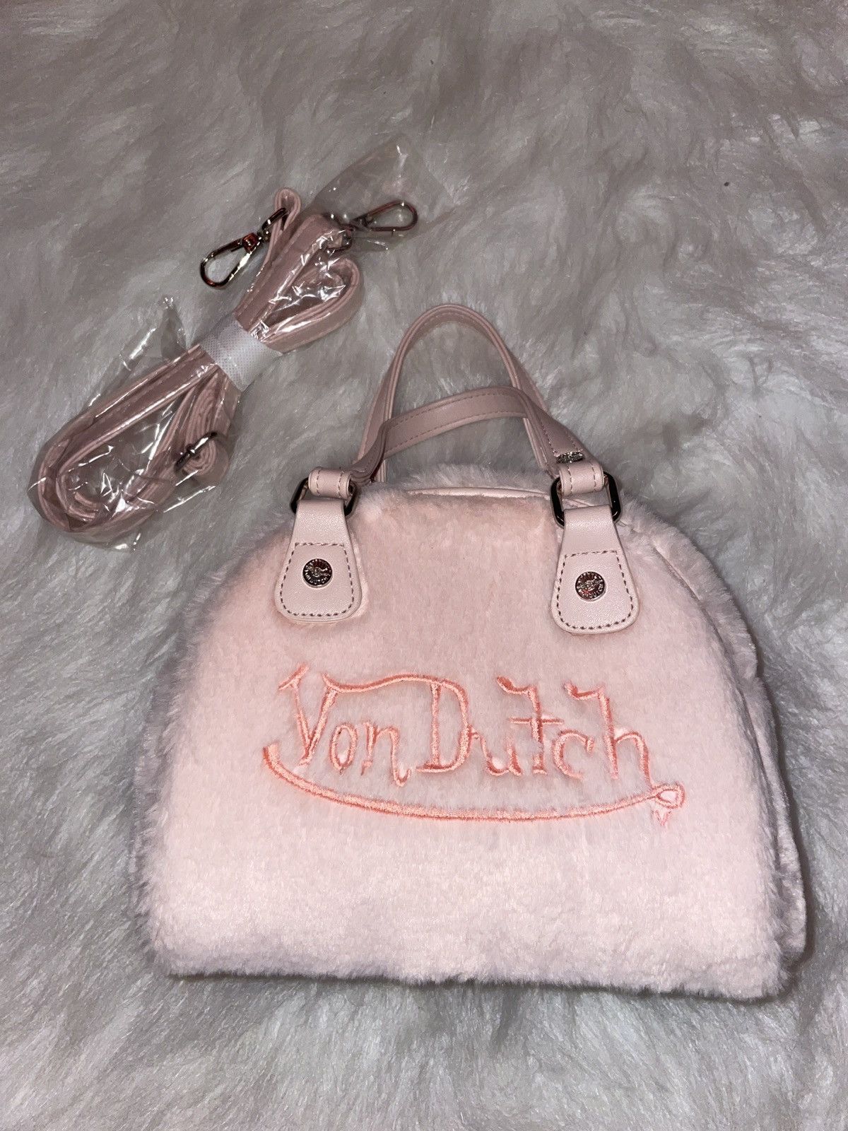 Fur von dutch purse new arrivals