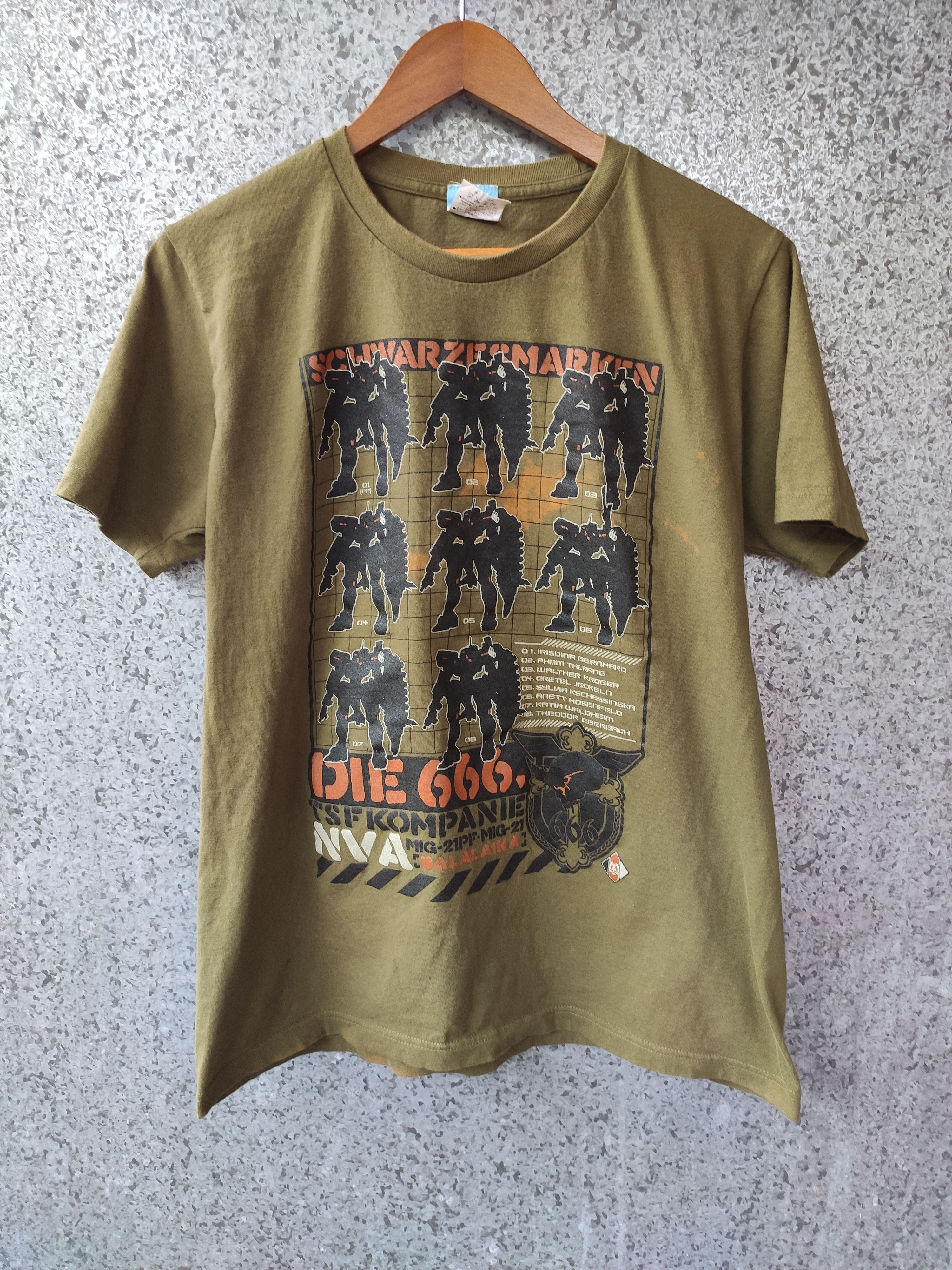 Anime 🔥 Anime Schwarzesmarken t shirt Anime uniform 666 tactical Size US M / EU 48-50 / 2 - 1 Thumbnail