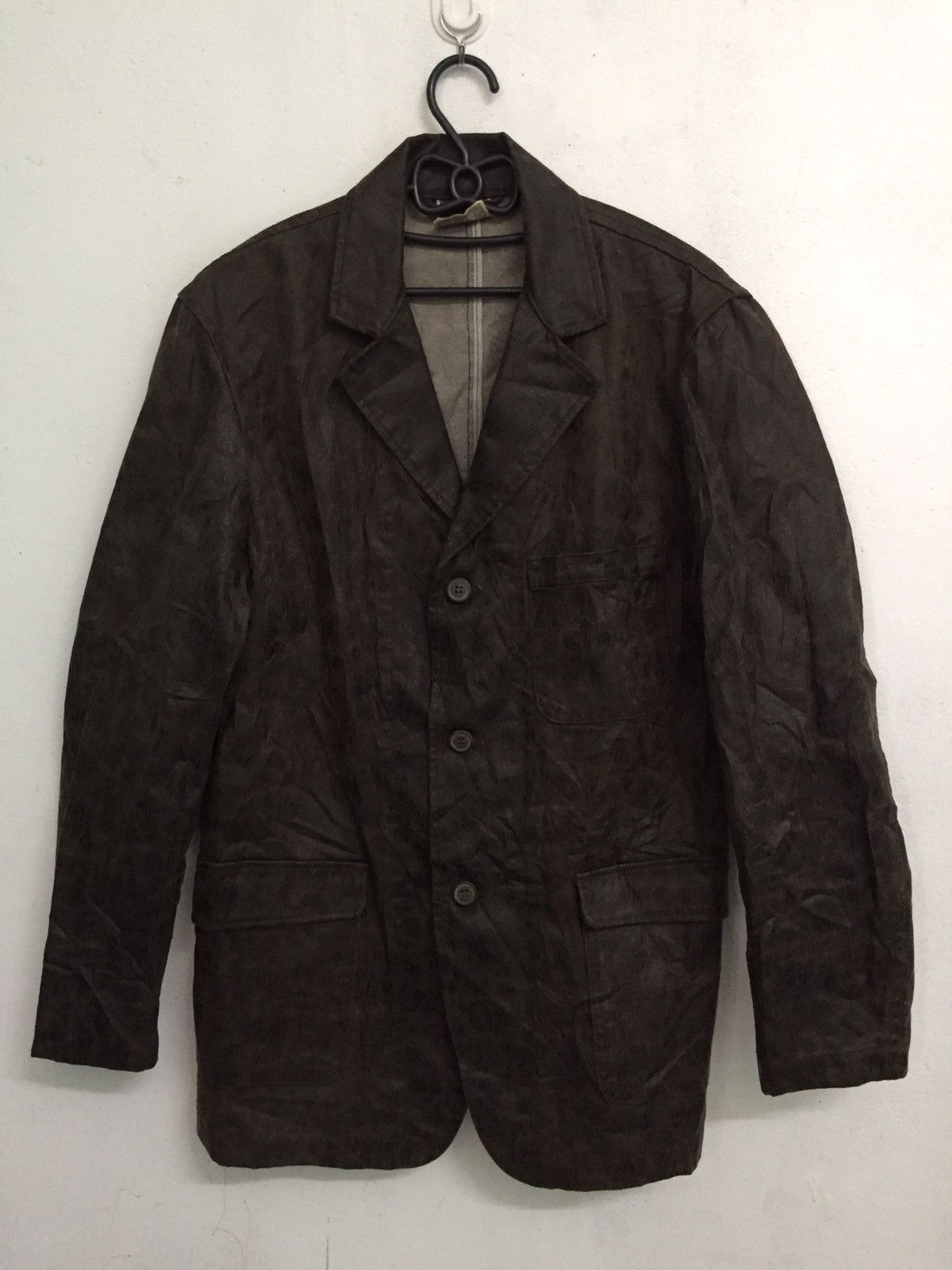 Japanese Brand Blue Way Surplus Jacket Coat Charcoal Coating Size US L / EU 52-54 / 3 - 1 Thumbnail