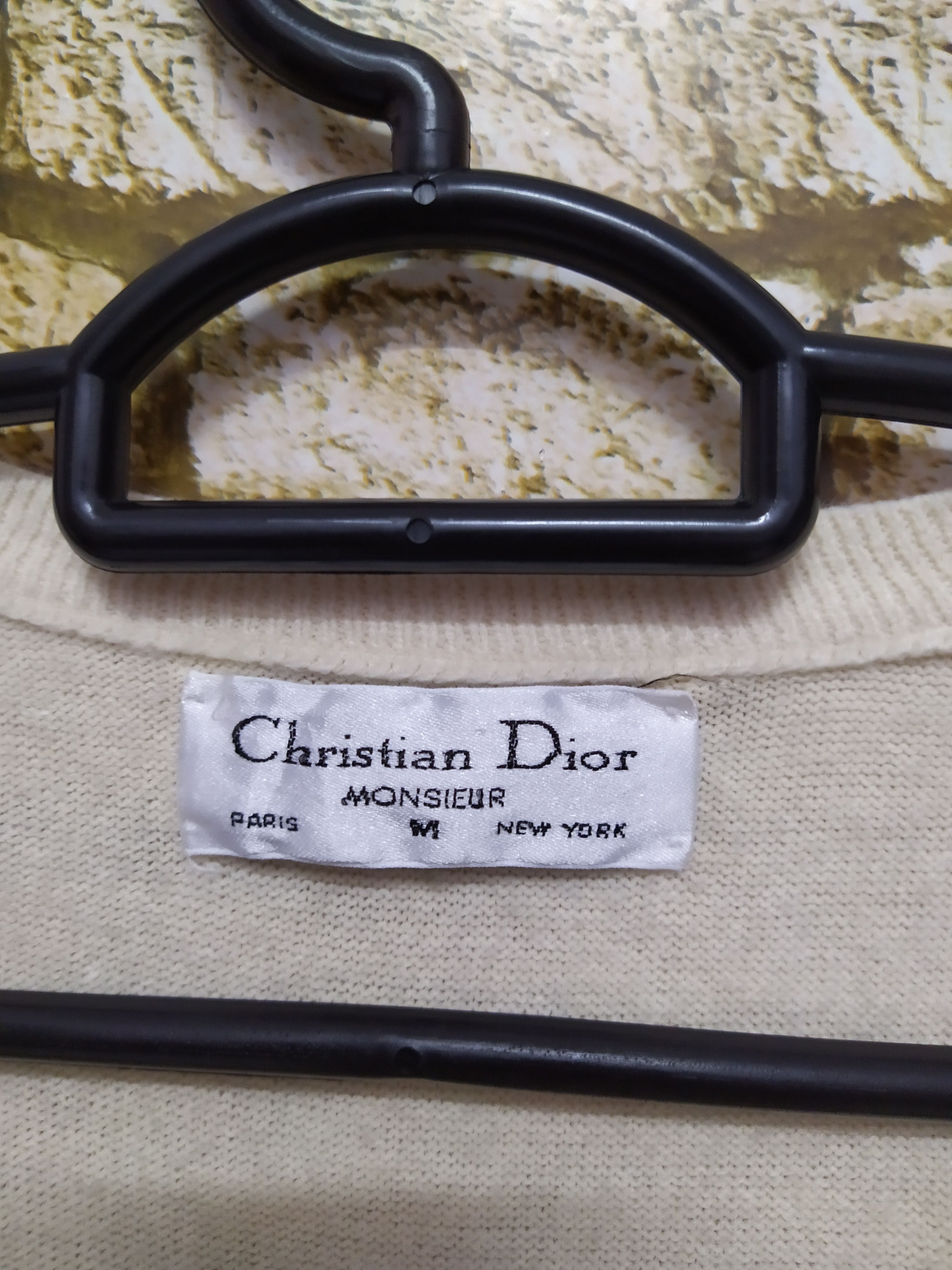 Christian Dior Monsieur × S.T. Dupont CHRISTIAN DIOR MONSIEUR X DUPONT CABLE KNIT SWEATER (B823) Size US M / EU 48-50 / 2 - 3 Thumbnail