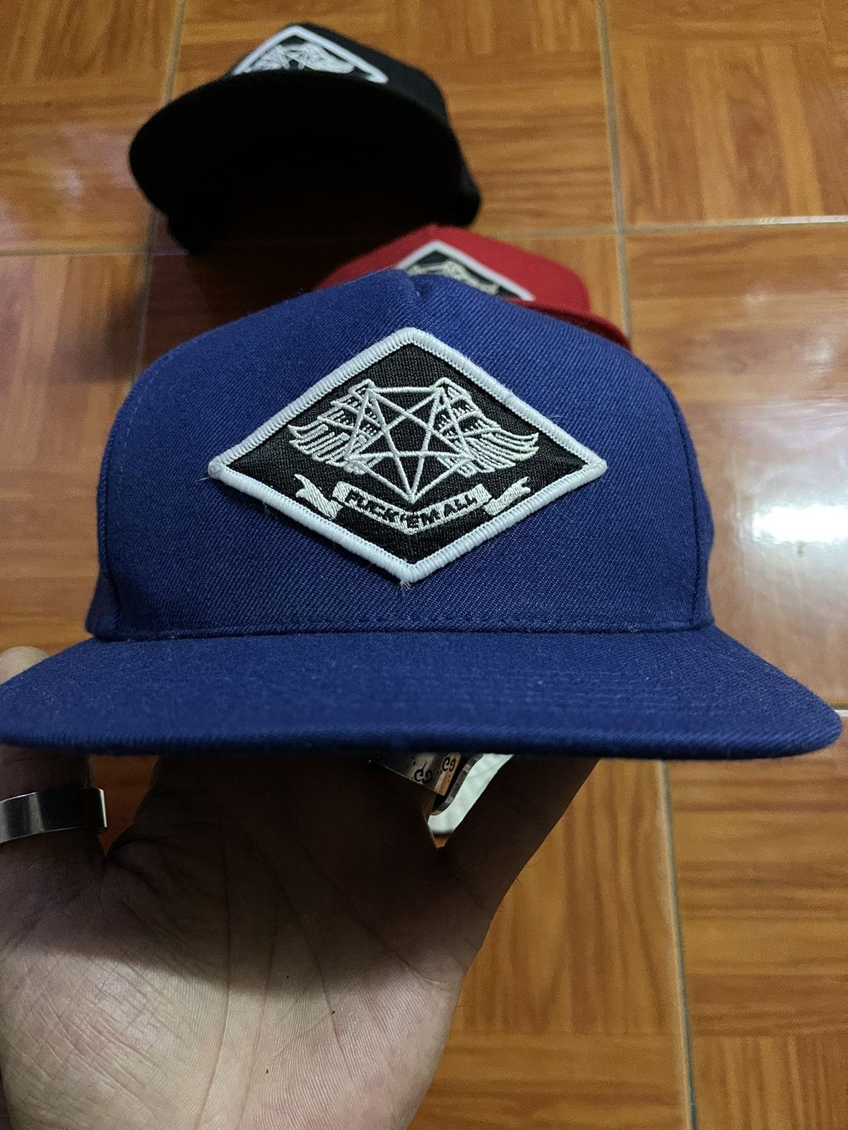 Supreme Fuck All Yall 5-Panel ネイビー 10aw