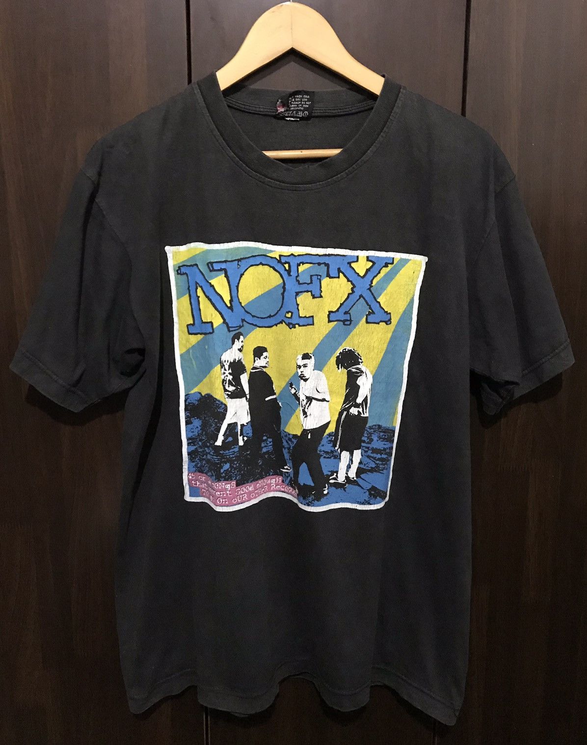 Band Tees × Vintage Vintage Nofx Punk Band Tshirt Size US L / EU 52-54 / 3 - 1 Thumbnail