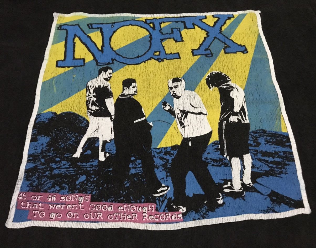 Band Tees × Vintage Vintage Nofx Punk Band Tshirt Size US L / EU 52-54 / 3 - 2 Thumbnail