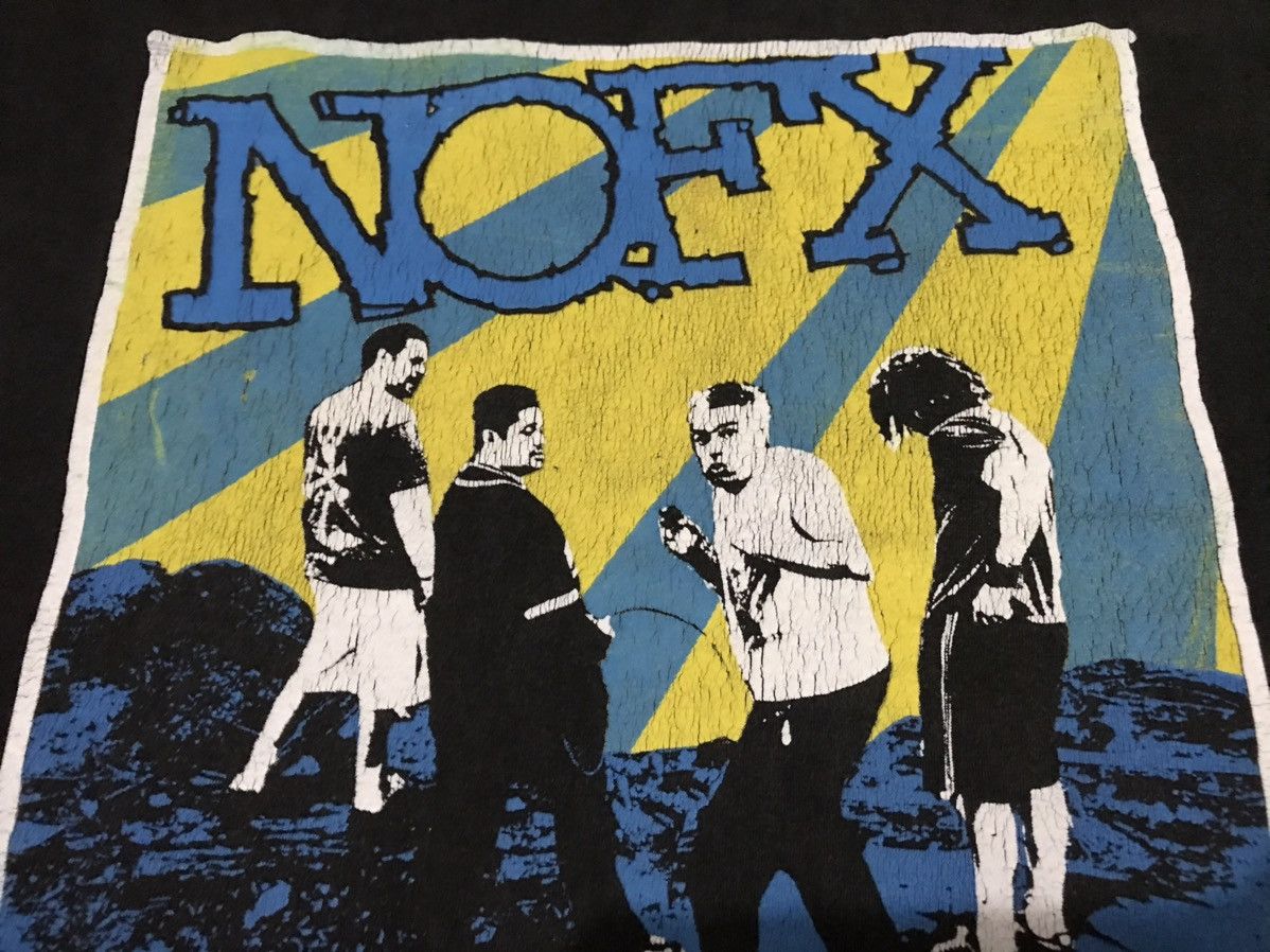 Band Tees × Vintage Vintage Nofx Punk Band Tshirt Size US L / EU 52-54 / 3 - 3 Thumbnail