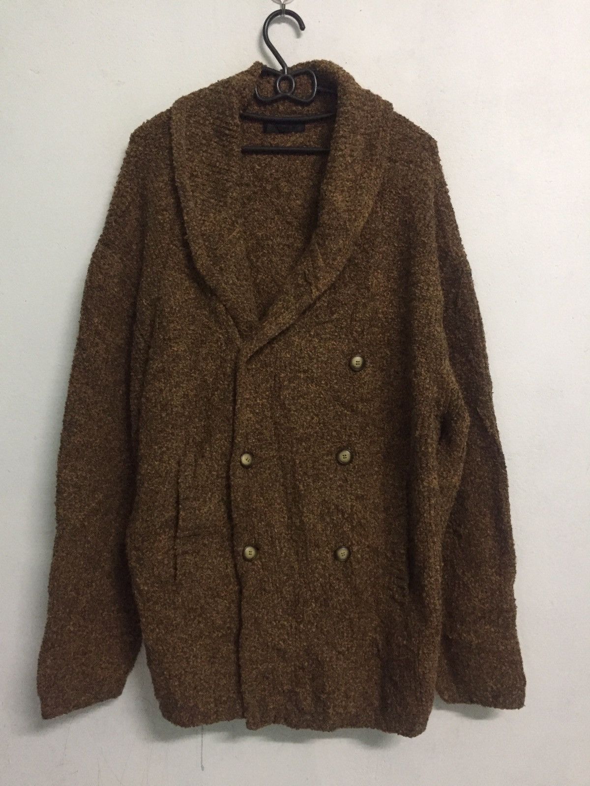 Japanese Brand Christian Aujard Double Breast Long Sweater/Cardigan Size US M / EU 48-50 / 2 - 1 Thumbnail