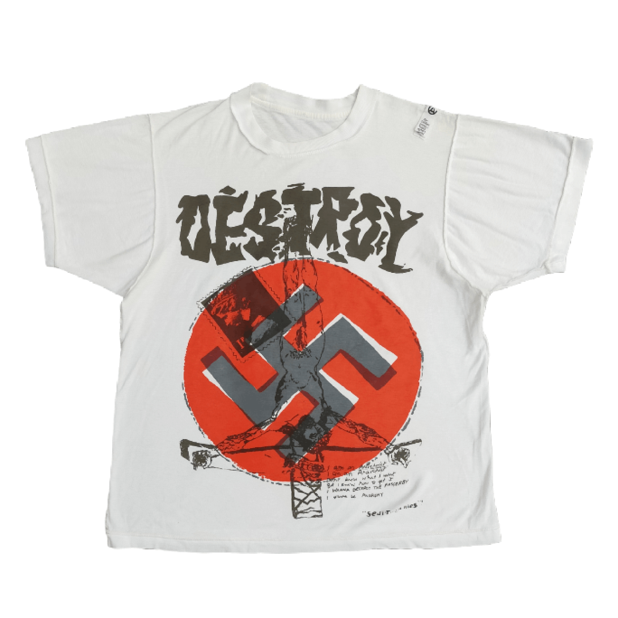 Vintage Destroy Seditionaries Punk shirt