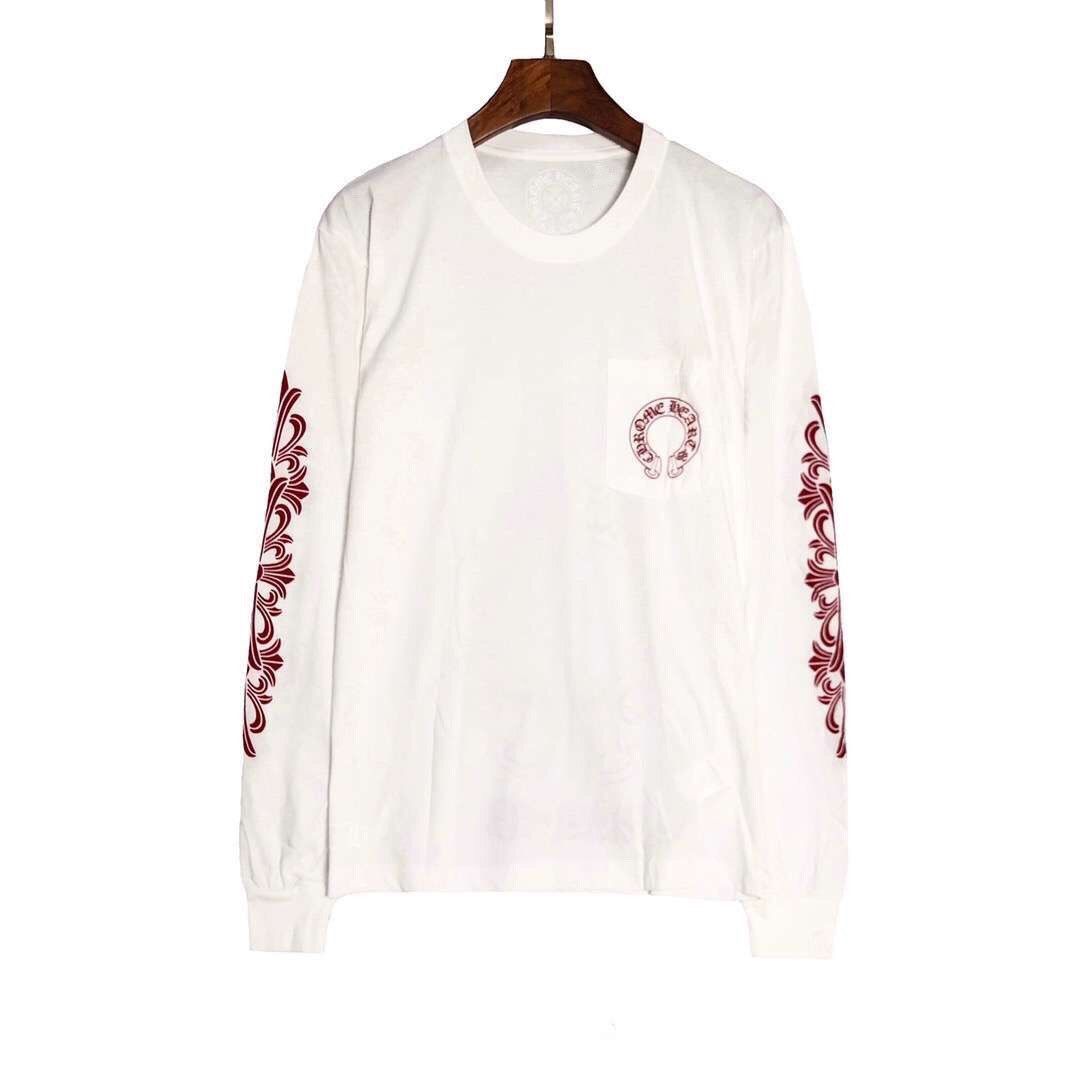 Tシャツ・カットソー Chrome Hearts MIAMI Exclusive Horseshoe Floral Cross LS Tee Chrome Hearts MIAMI Exclusive Horseshoe Floral Cross LS Tee