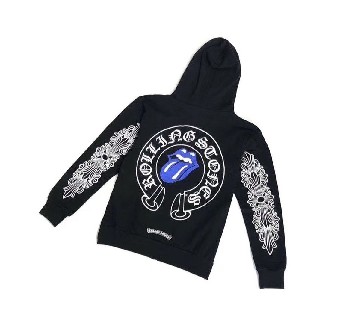 Blue Chrome Hearts Hoodie - Jacketpop