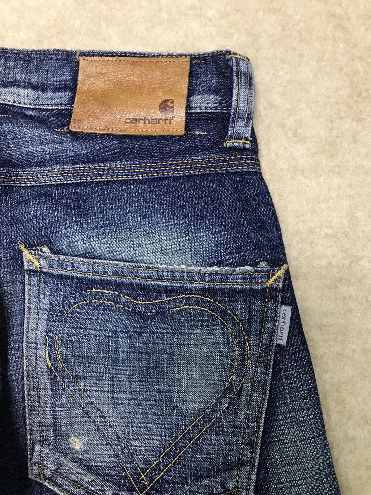 Carhartt Hearts Selvage Denim Size 31x30