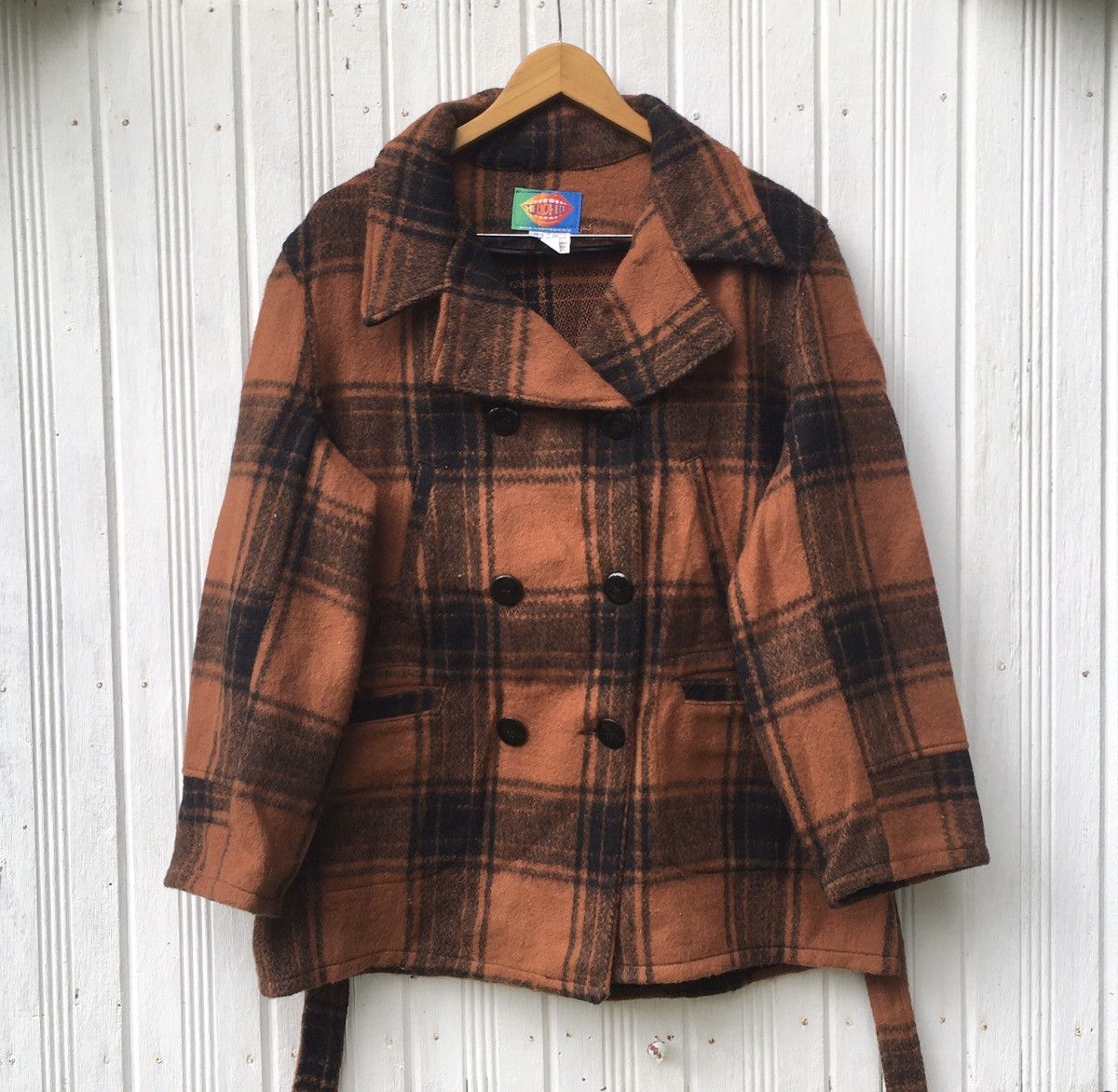 Vintage Vintage HelloHello San Francisco Wool Pull Over Jacket Size US L / EU 52-54 / 3 - 1 Thumbnail