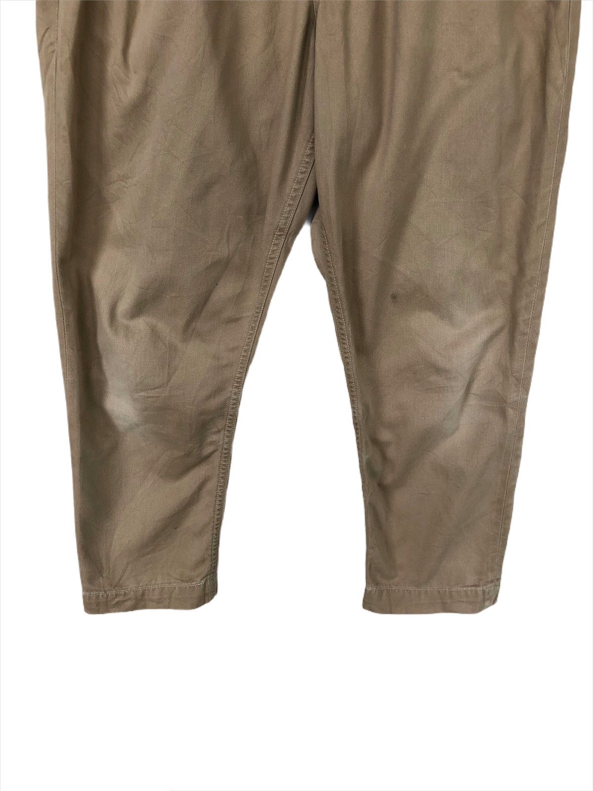 Orslow ORSLOW 🇯🇵 Drop Crotch 🎈Gabardine Crop Khakis Pants Size US 28 / EU 44 - 5 Thumbnail