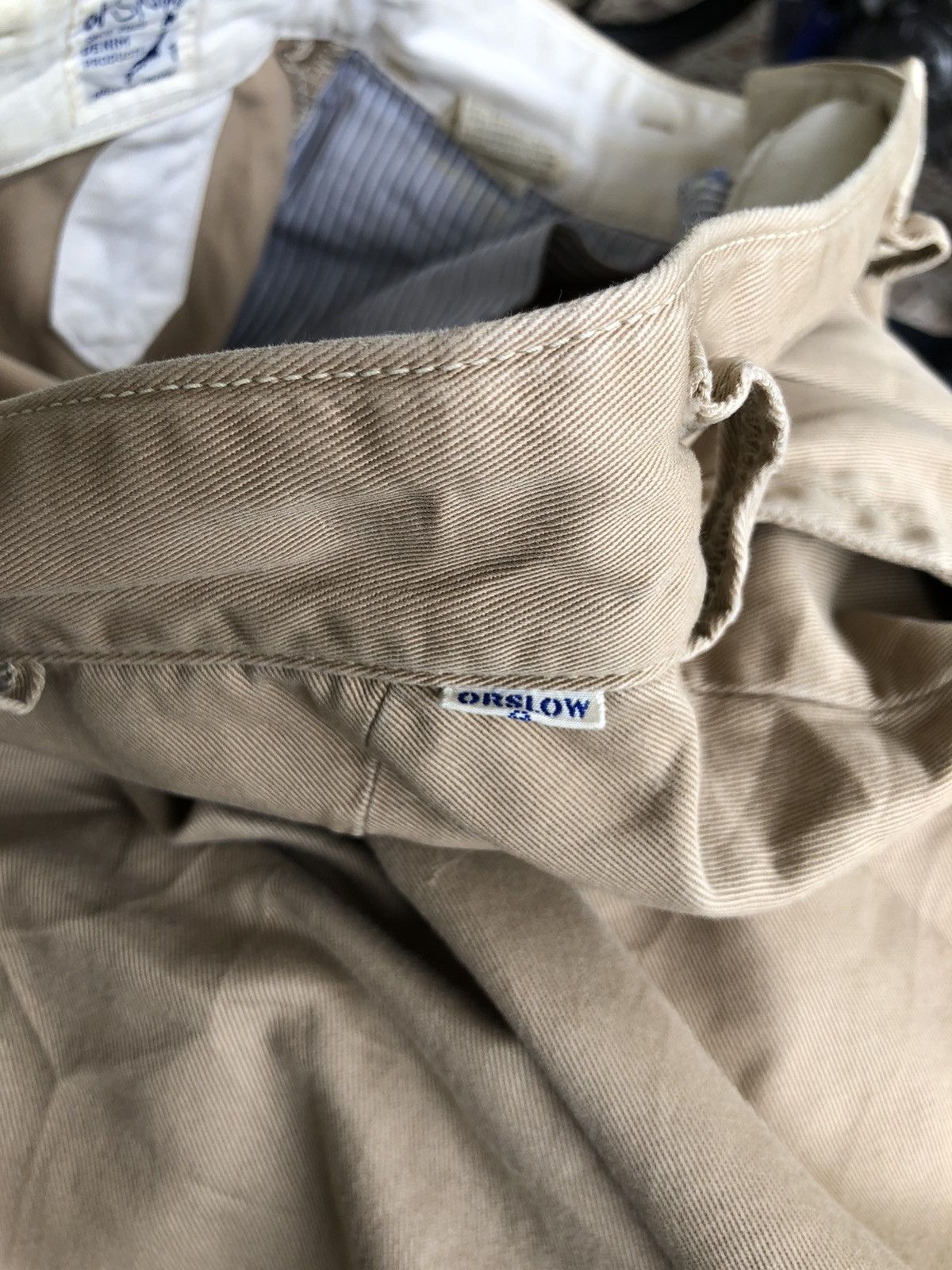 Orslow ORSLOW 🇯🇵 Drop Crotch 🎈Gabardine Crop Khakis Pants Size US 28 / EU 44 - 9 Thumbnail