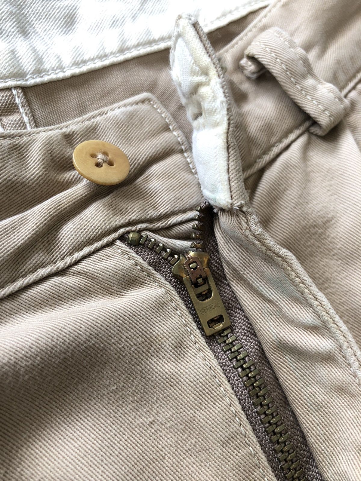 Orslow ORSLOW 🇯🇵 Drop Crotch 🎈Gabardine Crop Khakis Pants Size US 28 / EU 44 - 8 Thumbnail