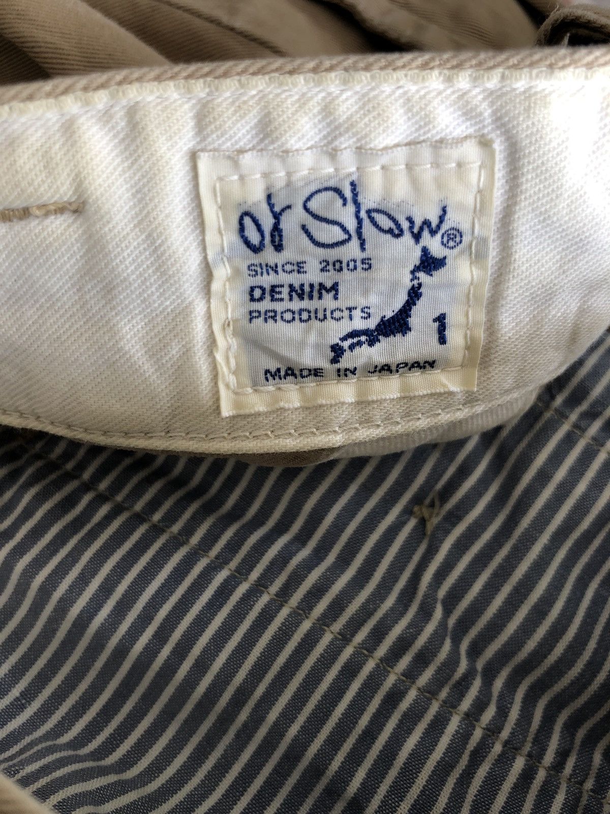 Orslow ORSLOW 🇯🇵 Drop Crotch 🎈Gabardine Crop Khakis Pants Size US 28 / EU 44 - 10 Thumbnail