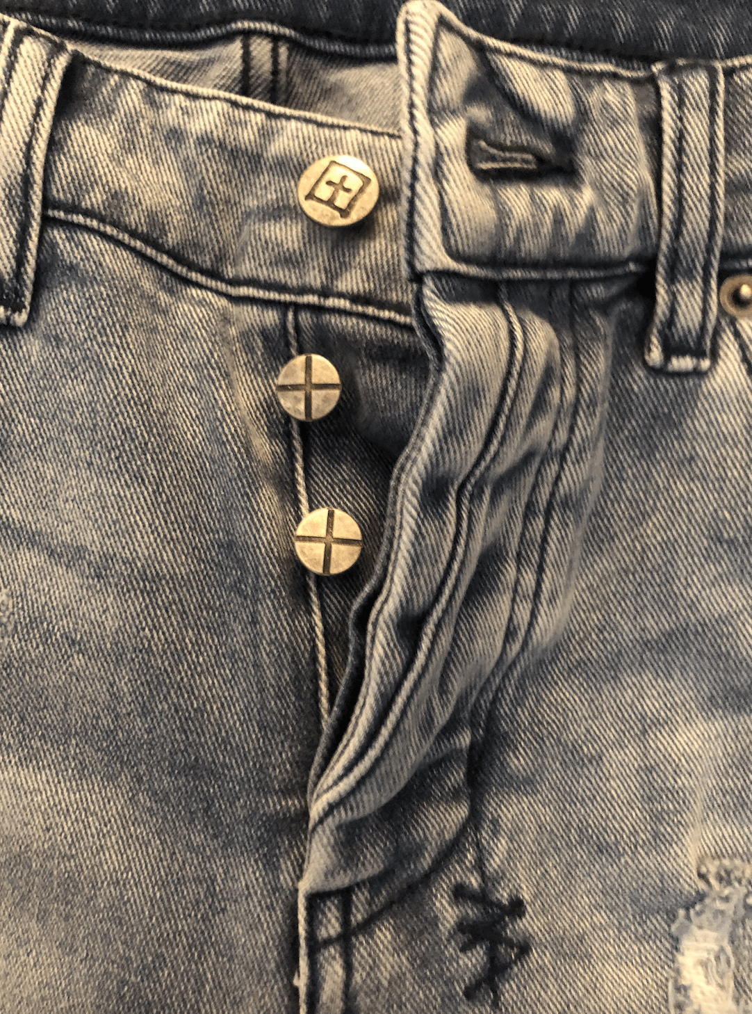 Ksubi Sign Of The Times Van Winkle Trashed Dreams Skinny Jeans Size US 31 - 5 Thumbnail