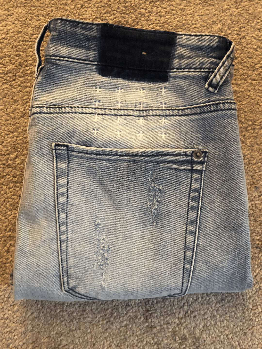 Ksubi Sign Of The Times Van Winkle Trashed Dreams Skinny Jeans Size US 31 - 3 Thumbnail