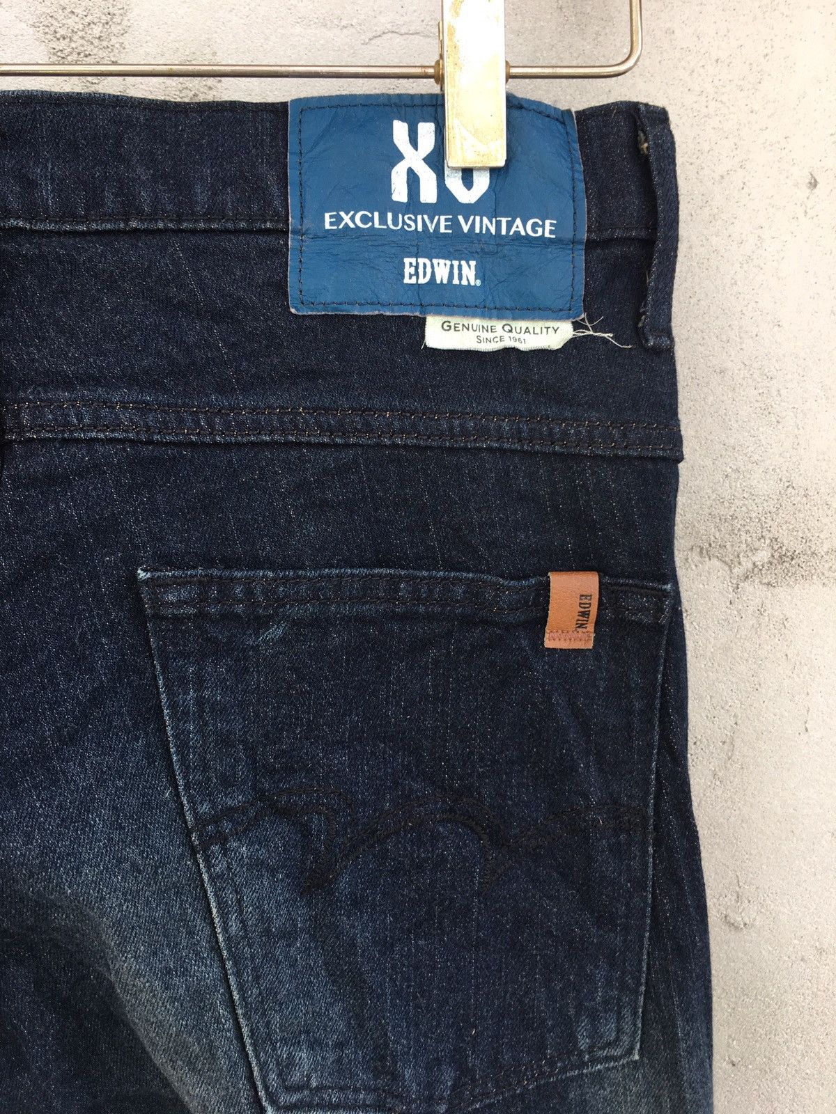 Japanese Brand Edwin Exclusive Vintage XV Skinny Elastic Jeans Size US 30 / EU 46 - 8 Thumbnail
