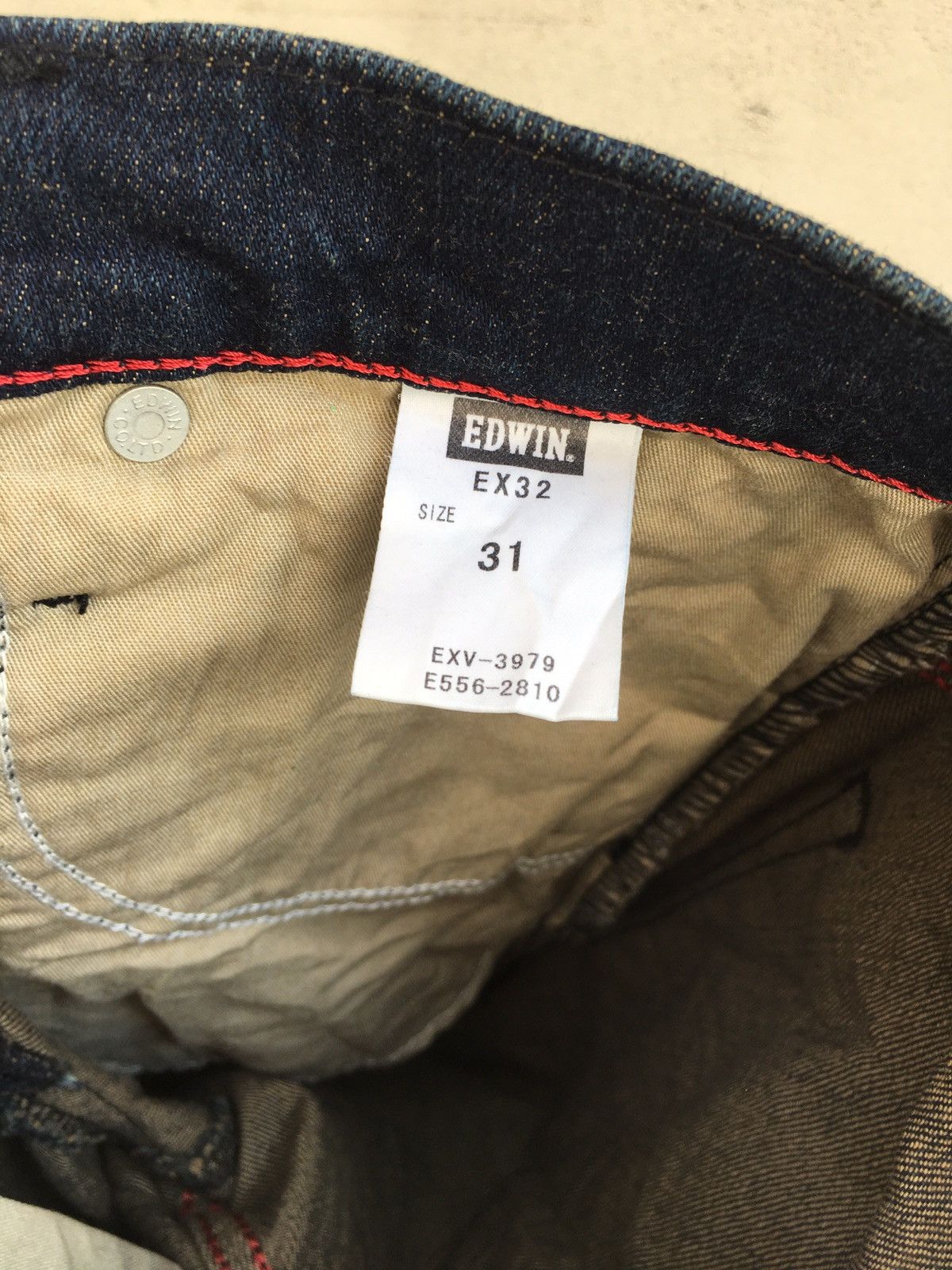 Japanese Brand Edwin Exclusive Vintage XV Skinny Elastic Jeans Size US 30 / EU 46 - 16 Thumbnail