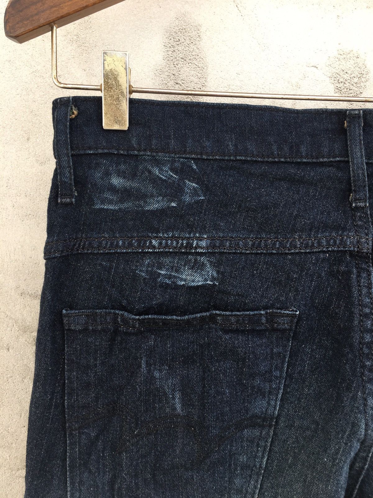 Japanese Brand Edwin Exclusive Vintage XV Skinny Elastic Jeans Size US 30 / EU 46 - 7 Thumbnail