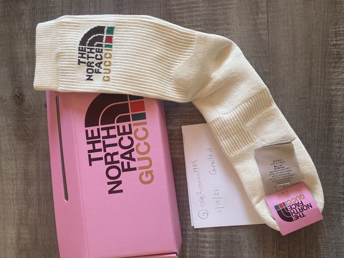 The North Face X Gucci Cotton Socks in Neutrals - Gucci