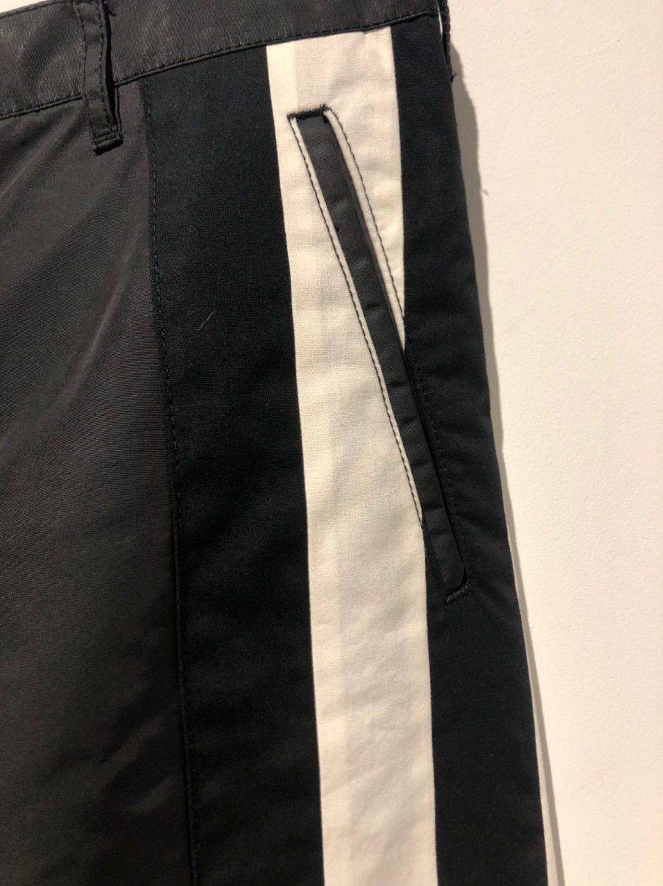 Comme des Garcons Homme Plus Pants With White Stripes Size US 33 - 3 Thumbnail