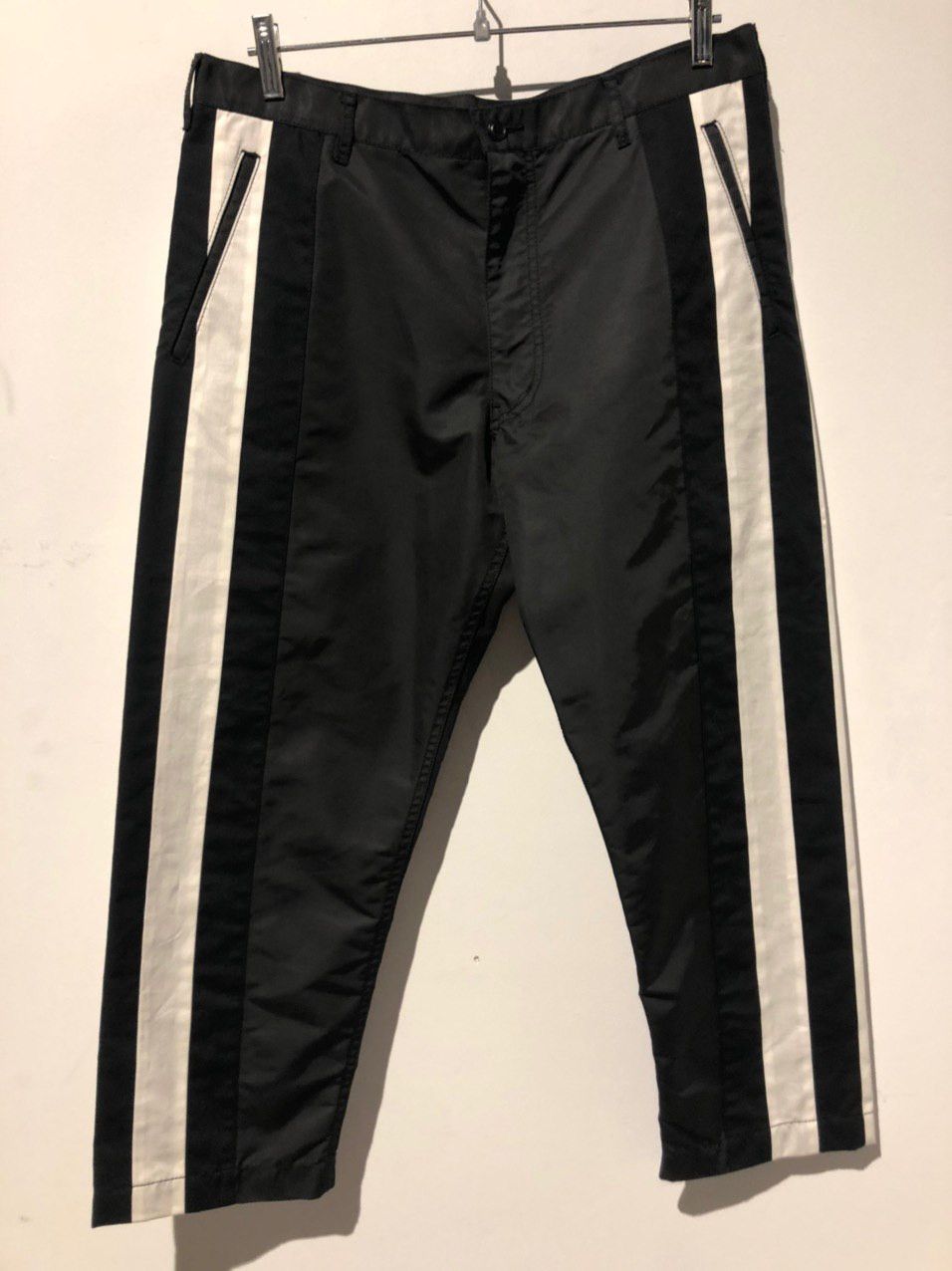 Comme des Garcons Homme Plus Pants With White Stripes Size US 33 - 1 Thumbnail