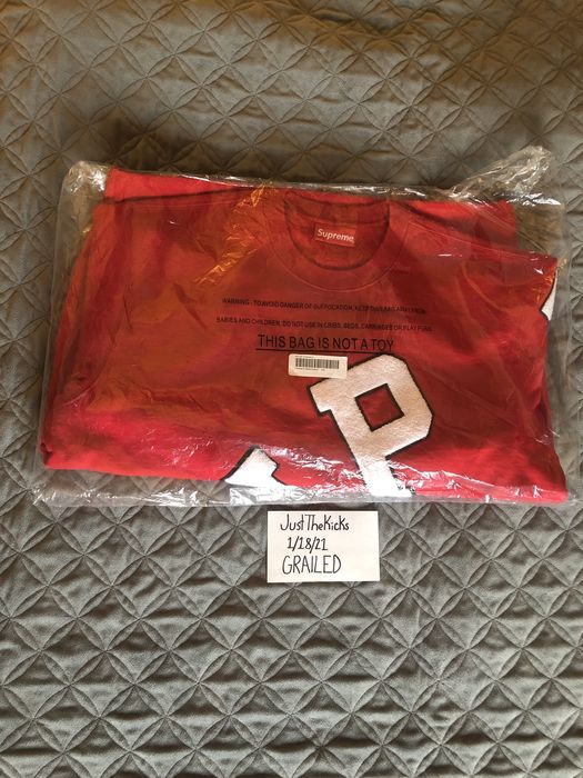 Supreme Supreme Big Arc Crewneck / Red - Large - (FW20) | Grailed