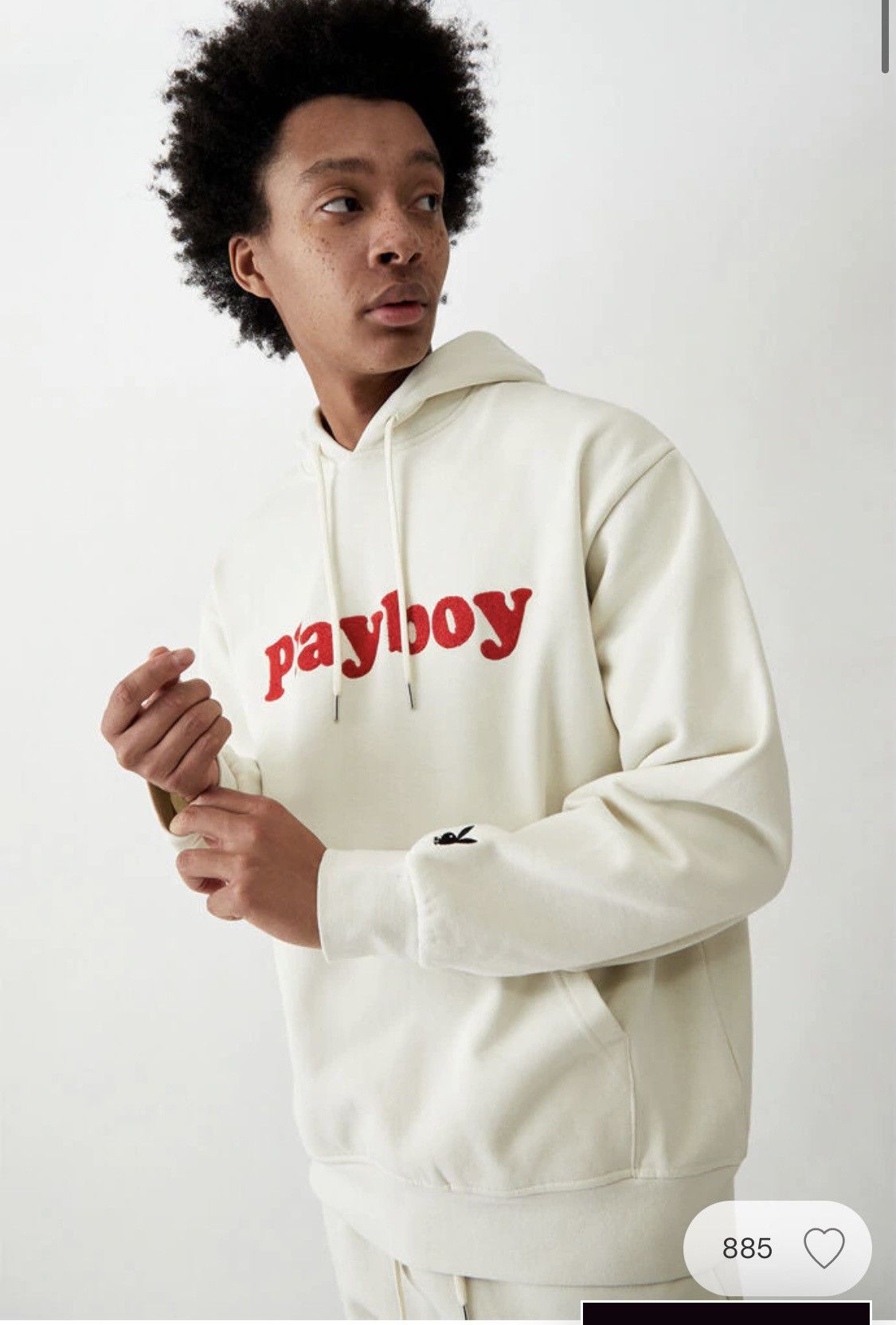 Pacsun Playboy Playboy Valentine s Day v day oversized fit hoodie M Grailed