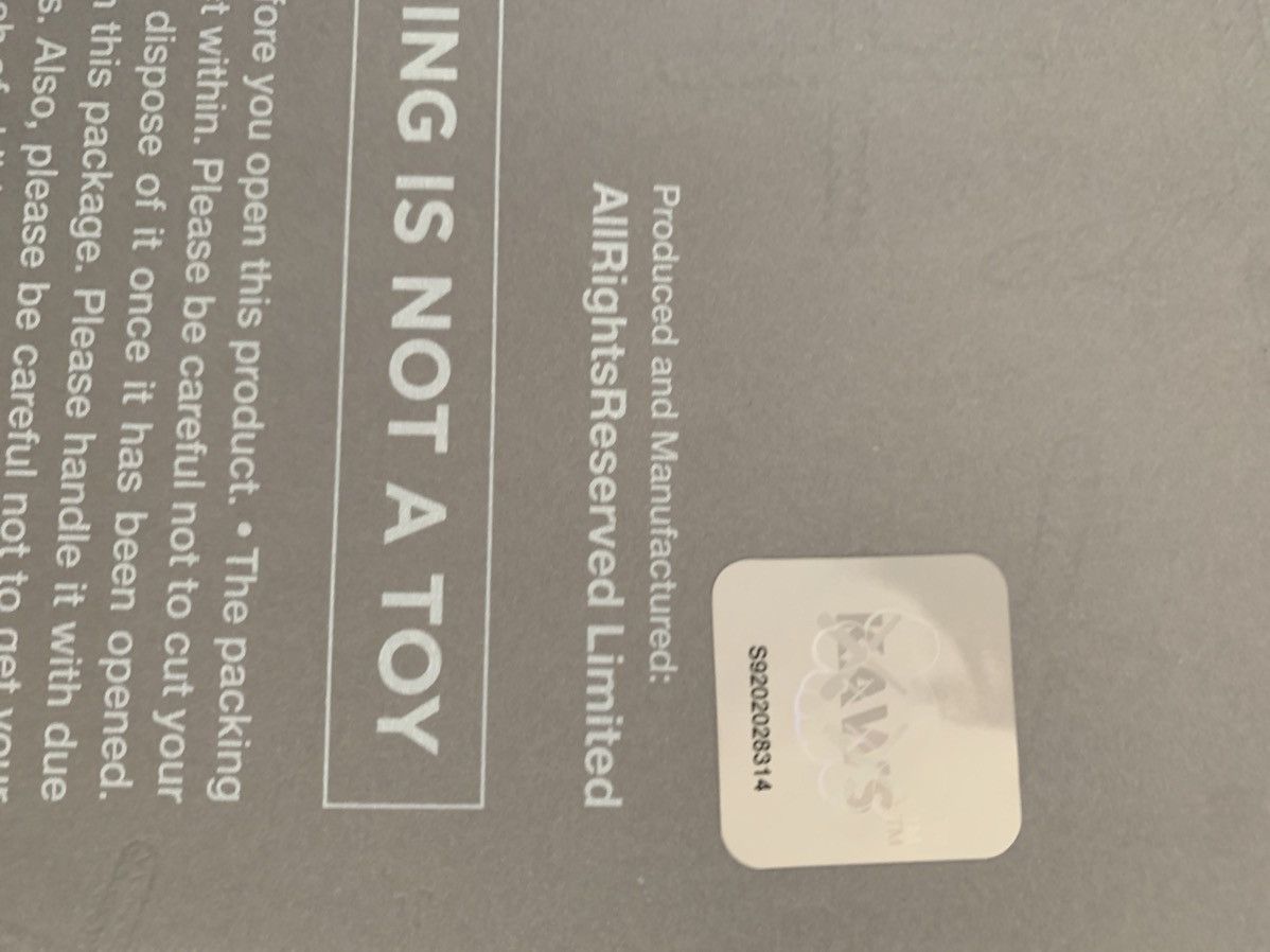 Kaws KAWS Companion 2020 Figure Grey Size ONE SIZE - 5 Thumbnail