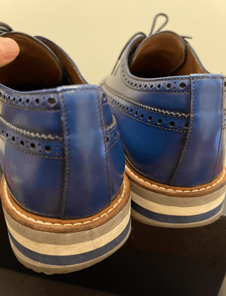 Prada Prada Spazzolato Wingtip Brogue Creepers Size US 9.5 / EU 42-43 - 3 Thumbnail