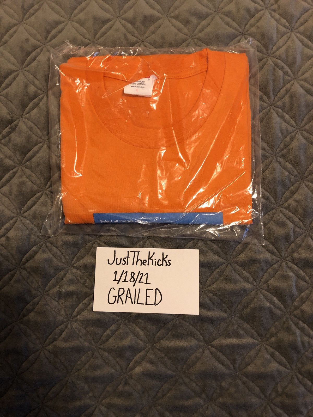 Supreme Supreme Verify Tee / Orange - Large - (FW20) | Grailed