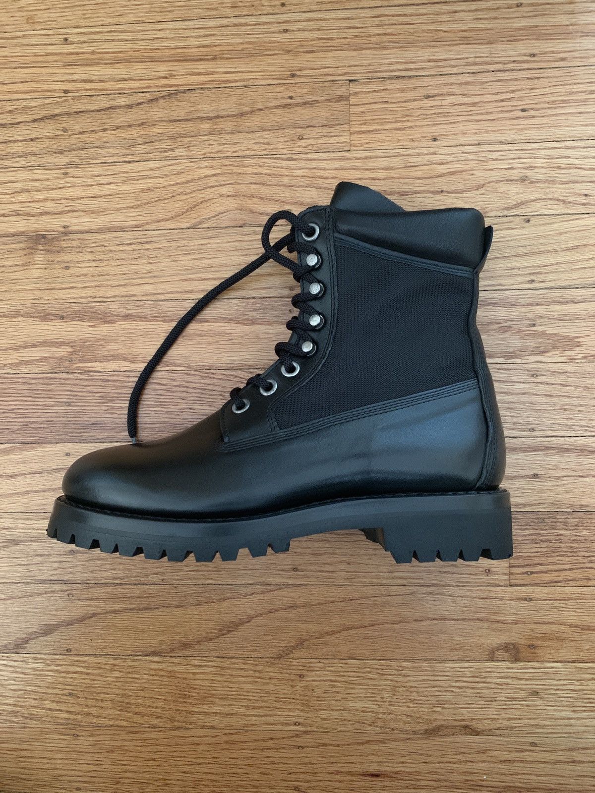 OUR LEGACY SURVIVOR BOOT BLACK LEATHER - ブーツ