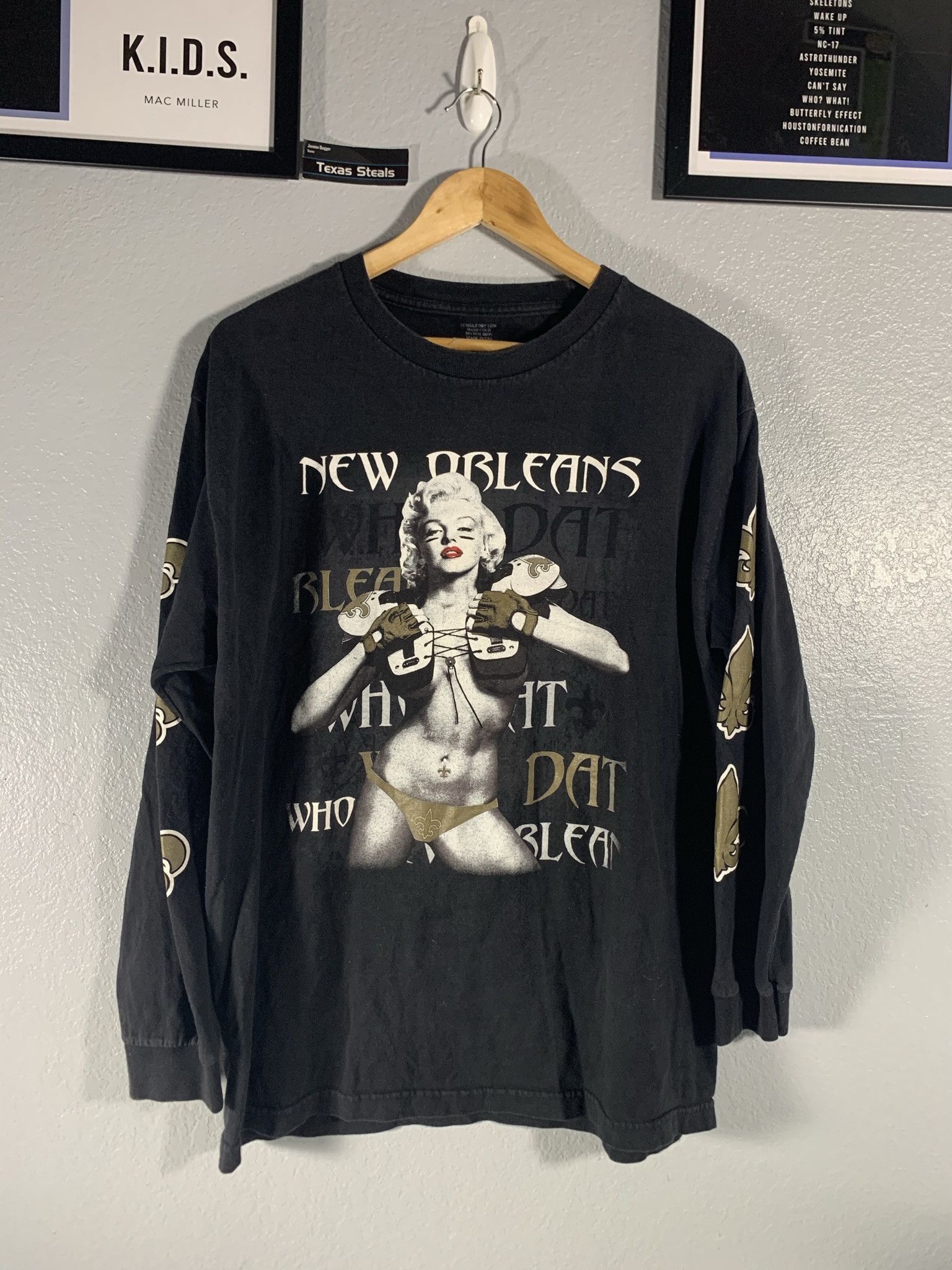 NFL NFL New Orleans Saints Marilyn Monroe Who Dat Football | Grailed