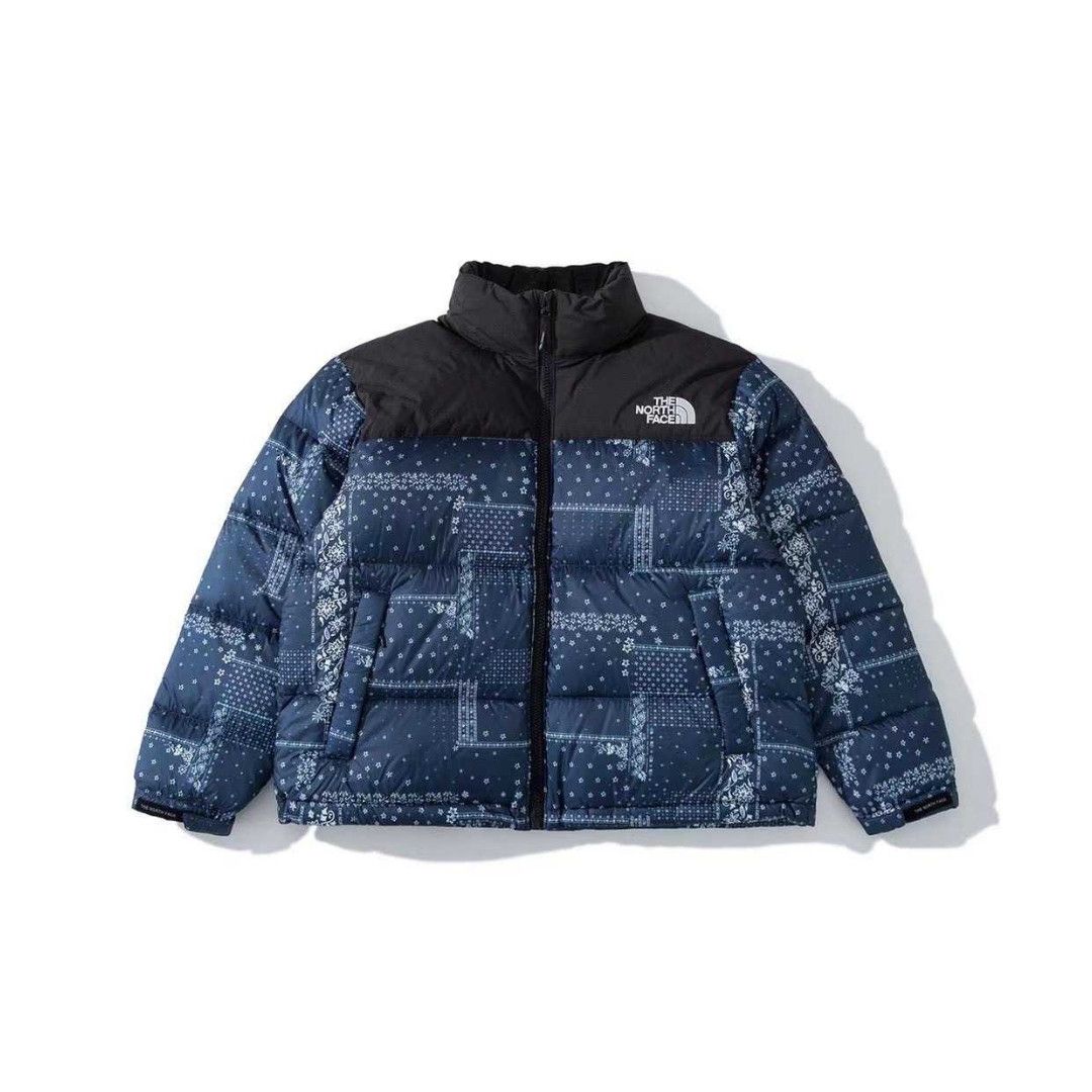 The North Face Nuptse Paisley Bandana Puffer Down Jacket Korea