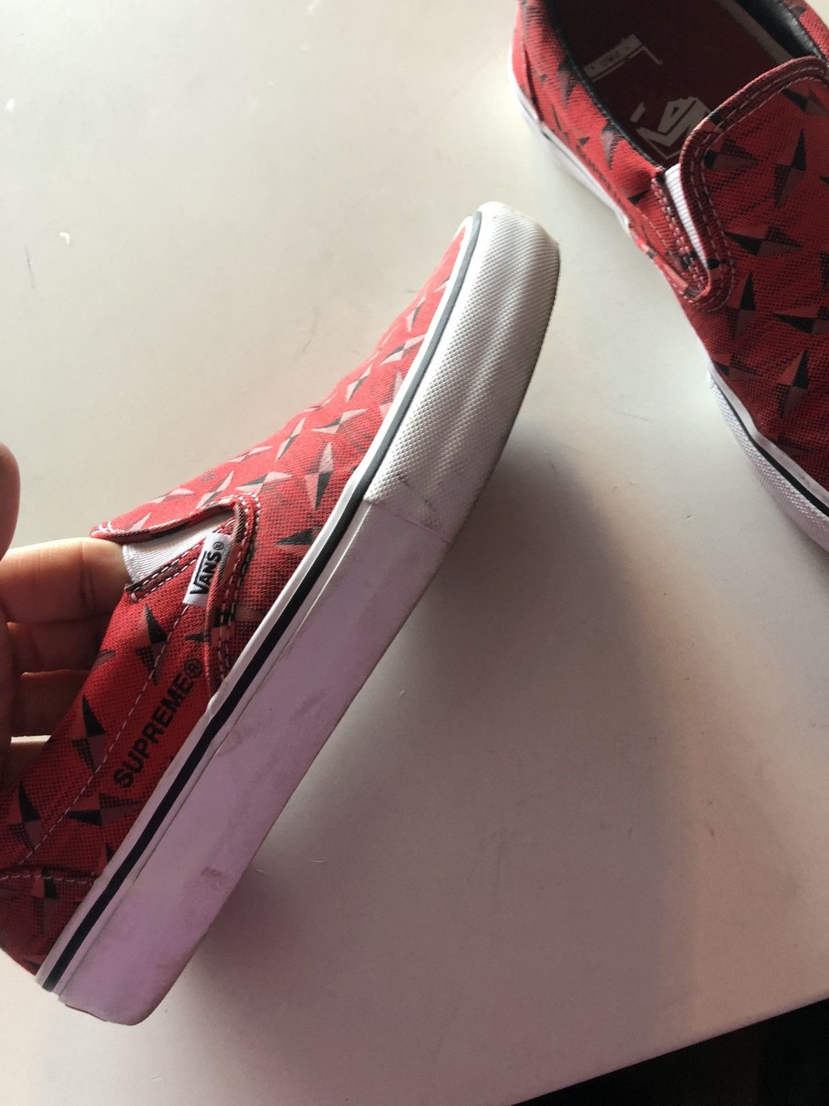 Supreme × Vans Supreme Vans Diamond Plate Slip Ons Size US 9 / EU 42 - 10 Thumbnail