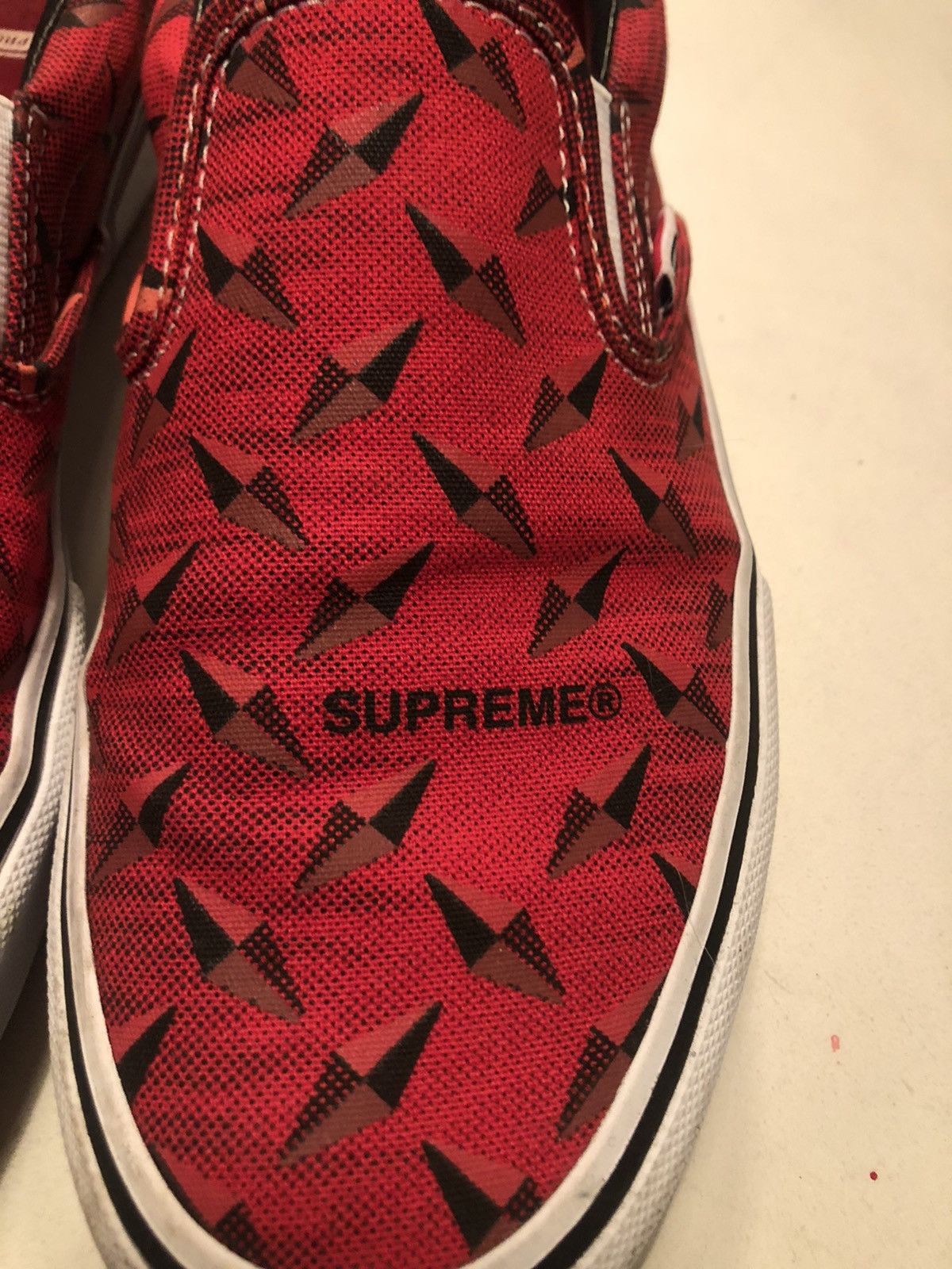 Supreme × Vans Supreme Vans Diamond Plate Slip Ons Size US 9 / EU 42 - 3 Thumbnail