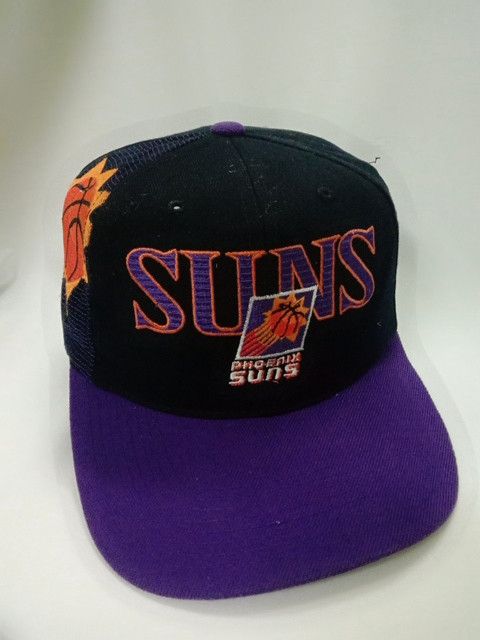 Vintage 90's Phoenix Suns Sports Specialties Script Hat NBA Snapback Cap