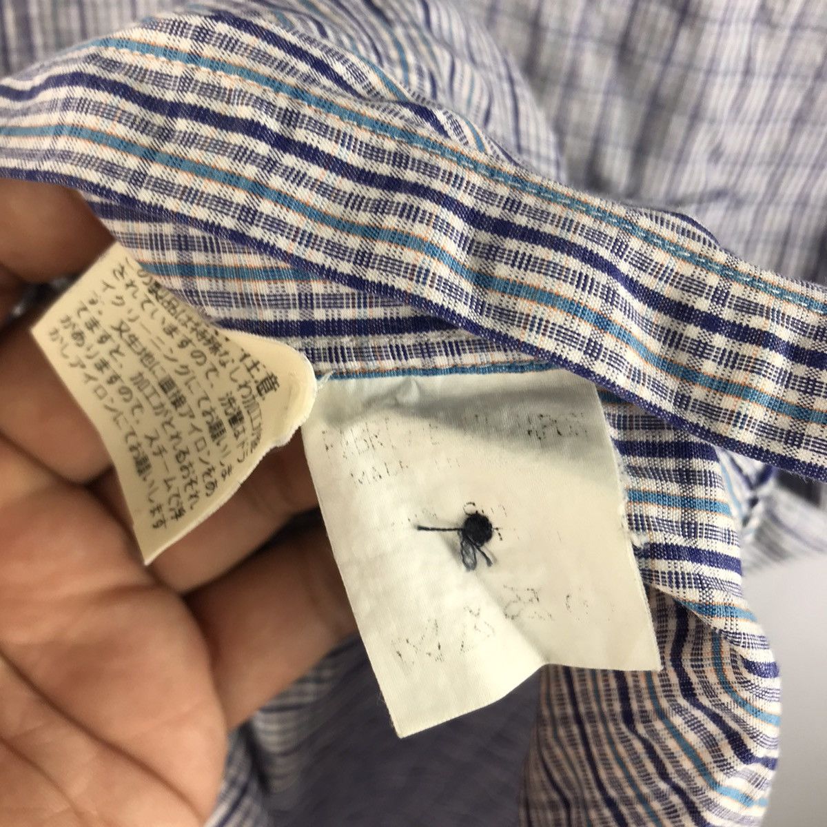 Masaki Matsushima Masaki Matsushima Cut & Sewn Plaid Shirt Size US M / EU 48-50 / 2 - 4 Thumbnail
