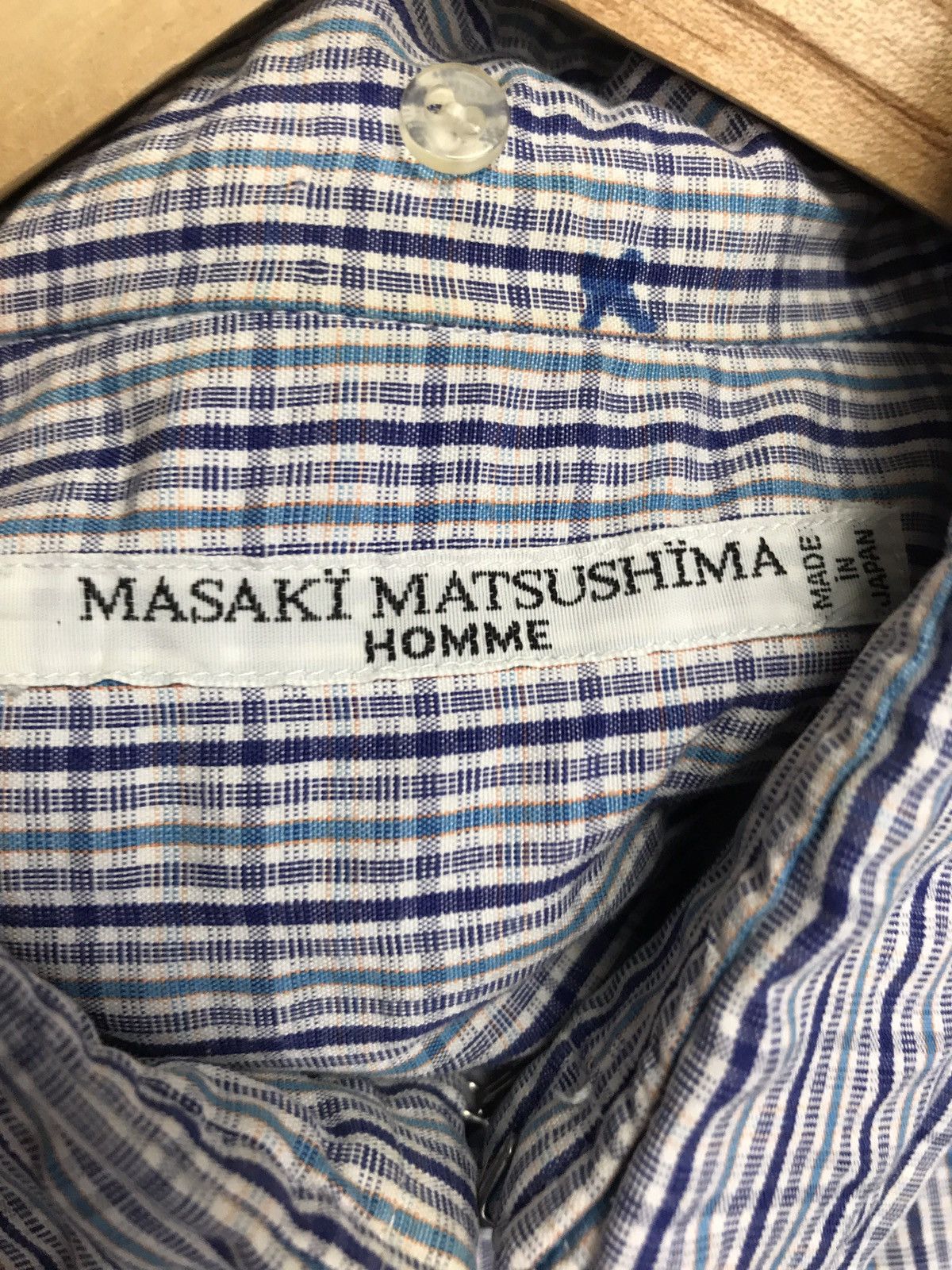 Masaki Matsushima Masaki Matsushima Cut & Sewn Plaid Shirt Size US M / EU 48-50 / 2 - 6 Thumbnail