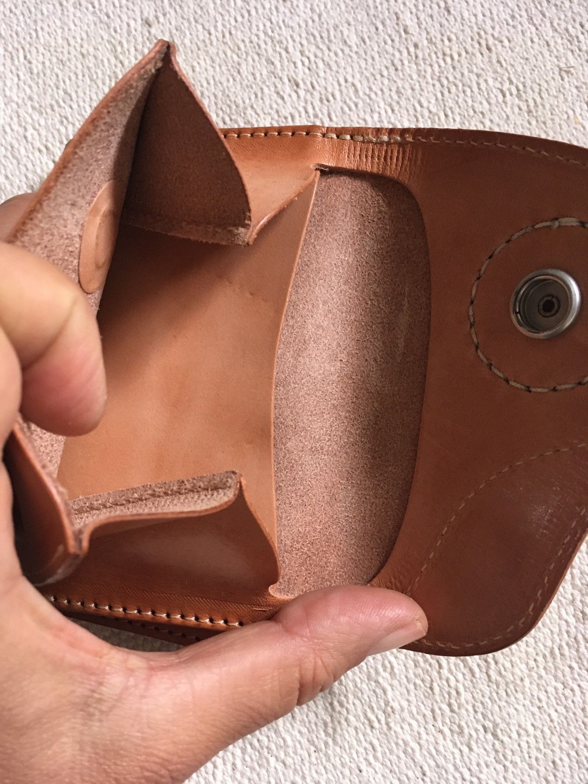 Redmoon Red Moon Tan trifold wallet | Grailed